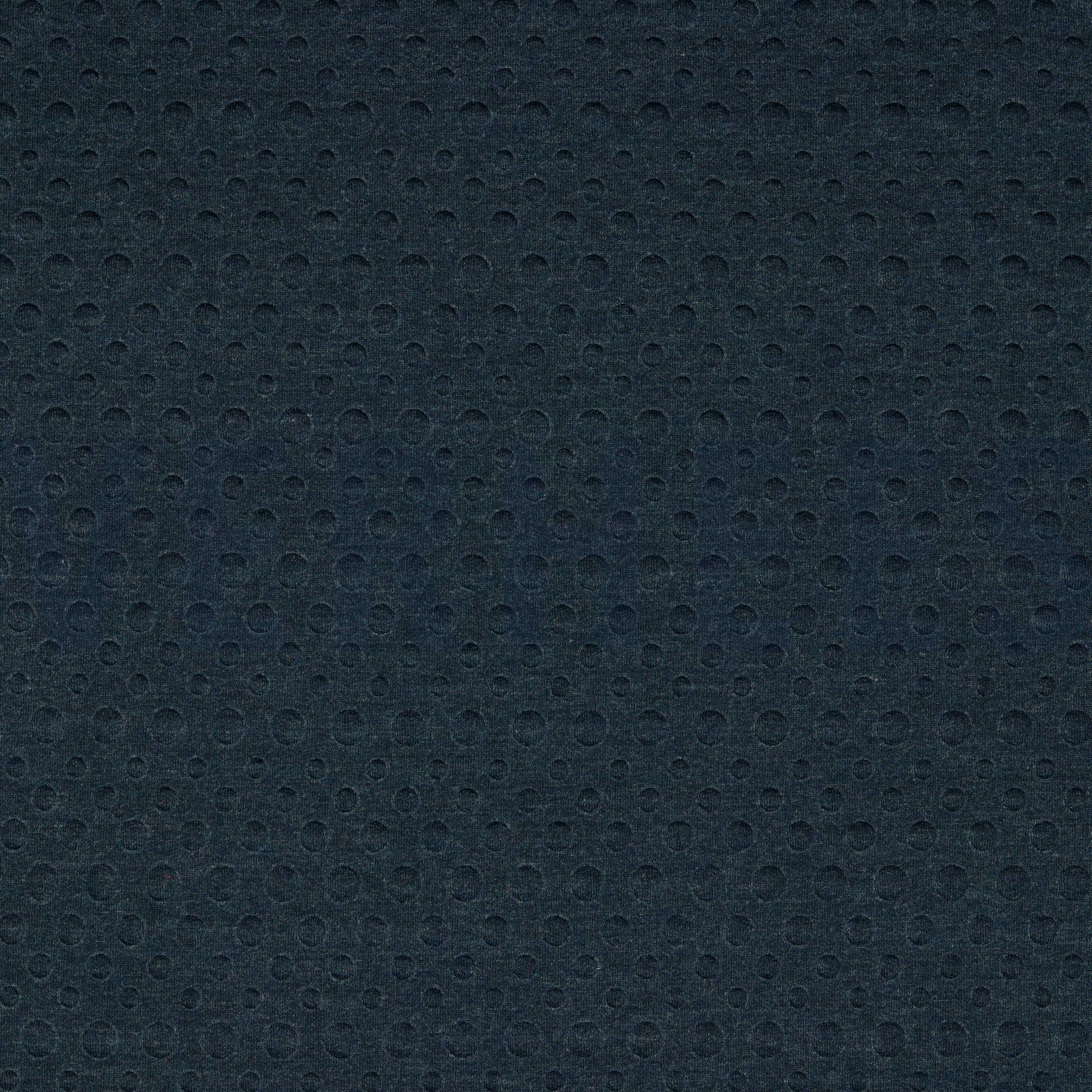 EMBOSSED FRENCH TERRY INDIGO MELANGE (high resolution)