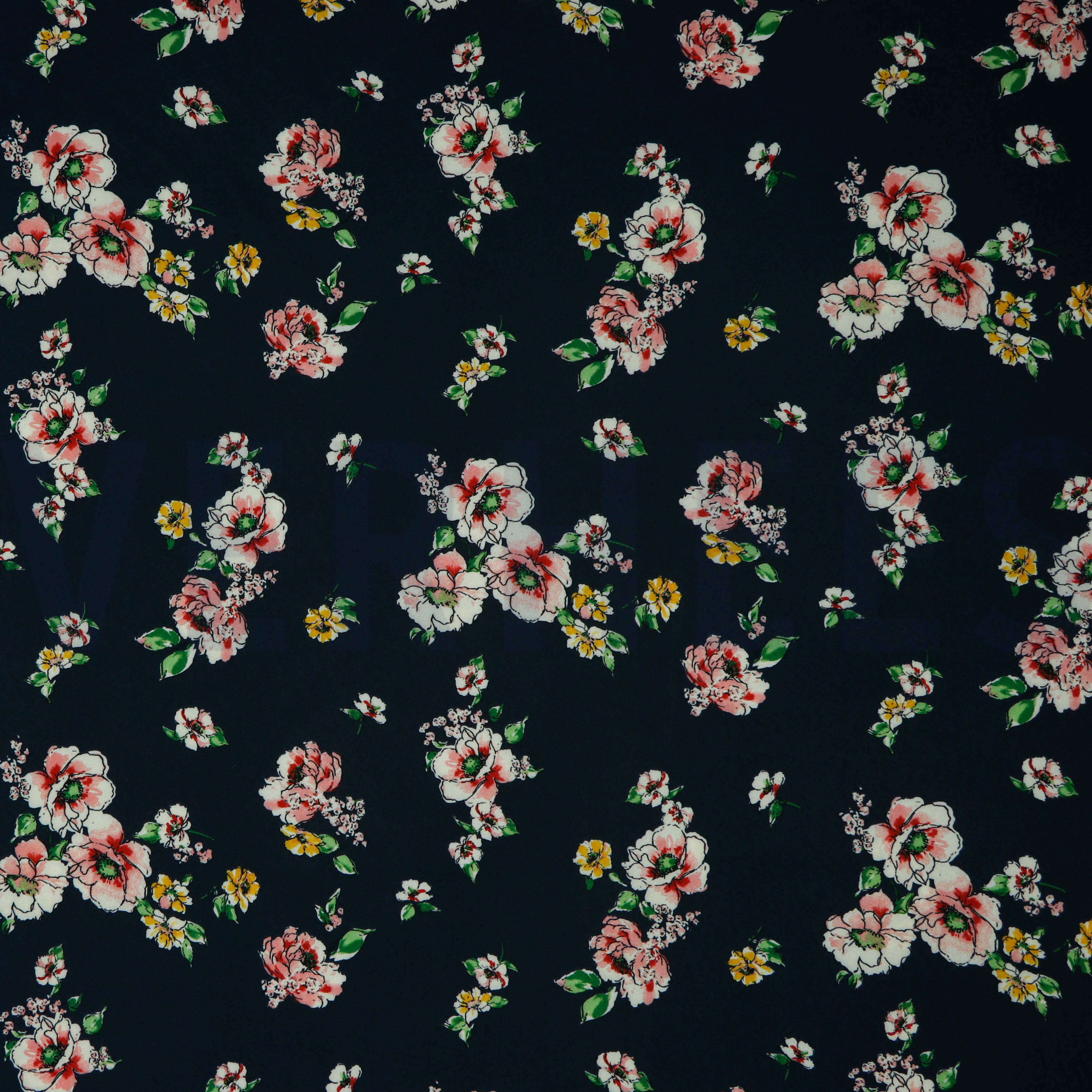 MAGNOLIA STRETCH NAVY (high resolution)