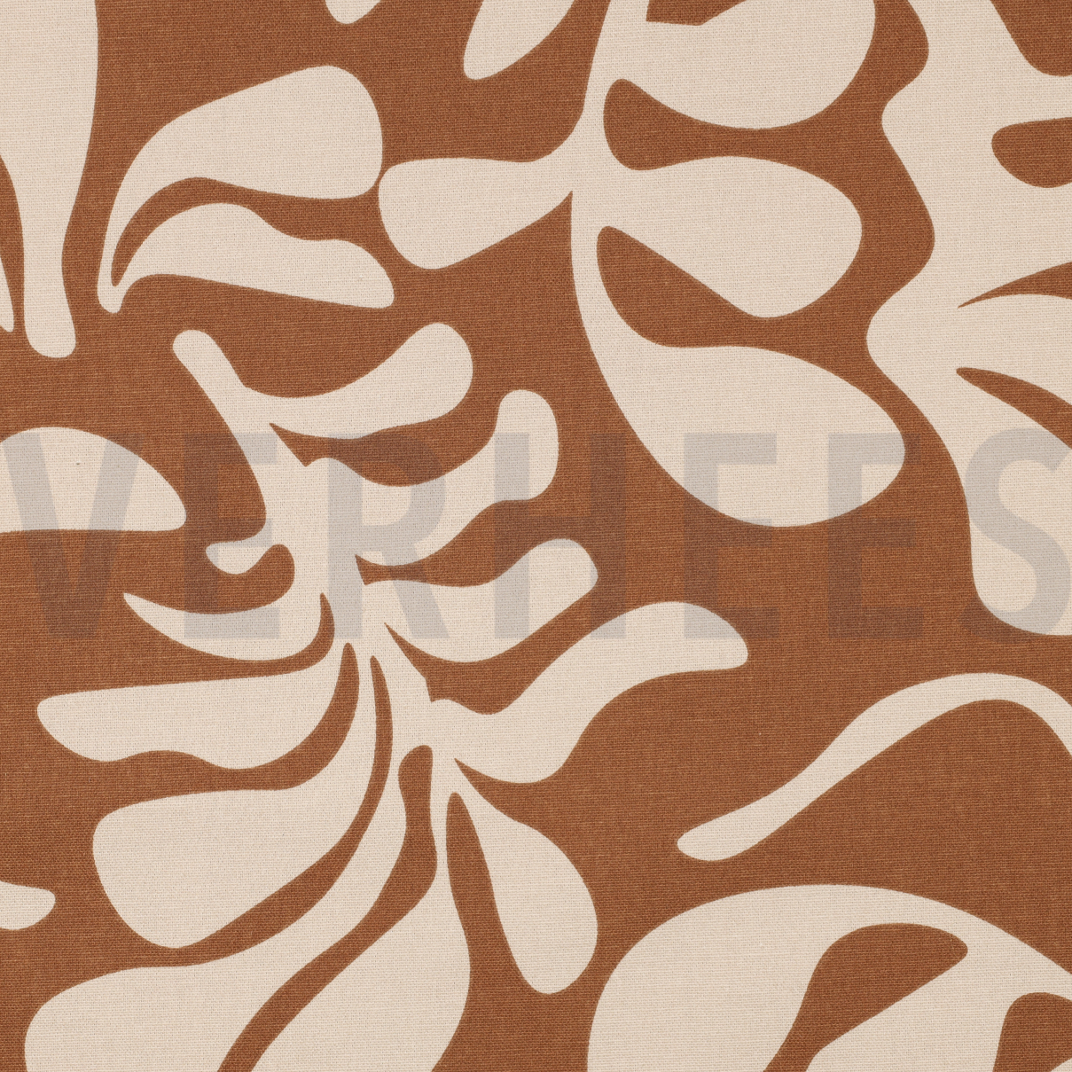 CANVAS VINTAGE LEAVES COGNAC (high resolution)