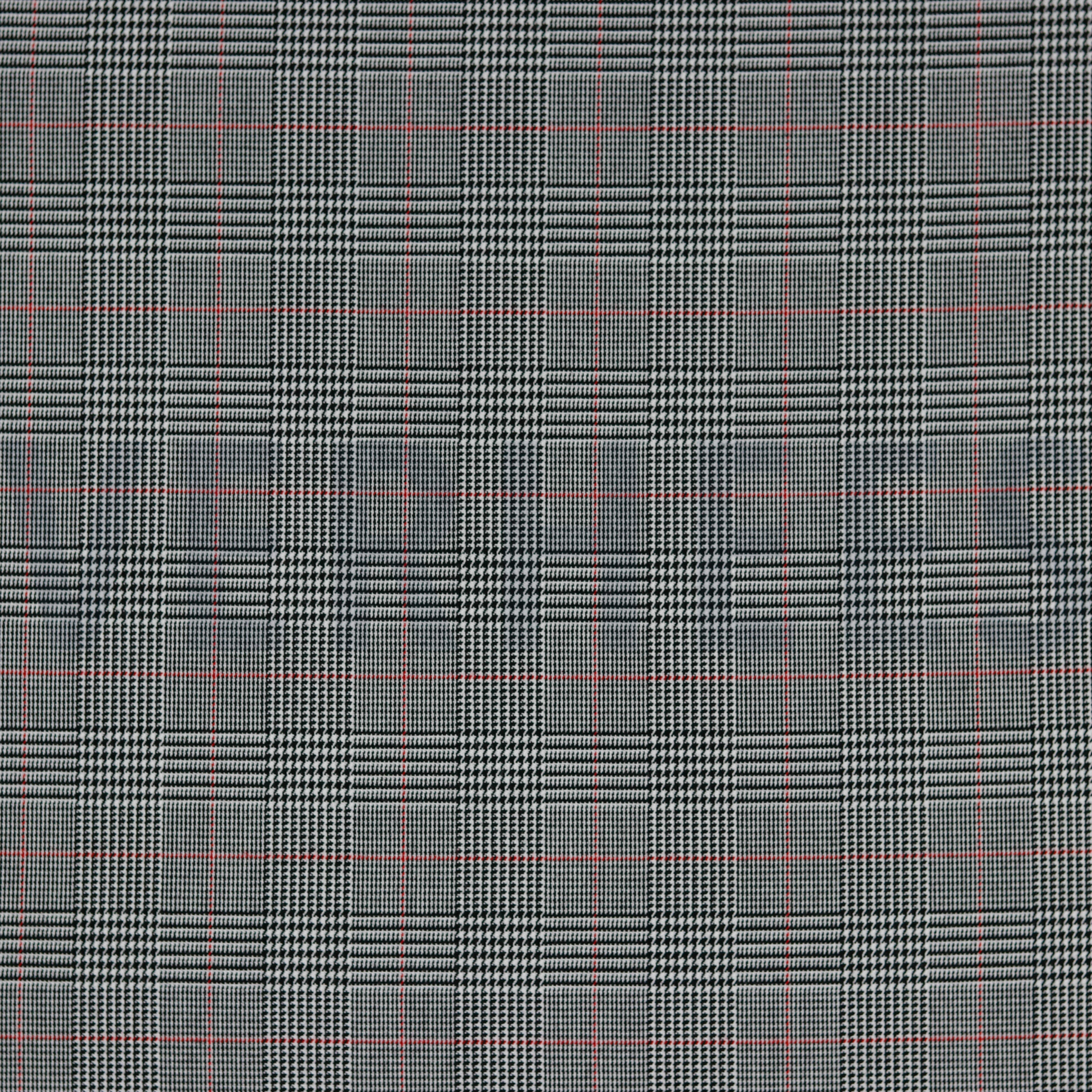 TARTAN CHECK BLACK/WHITE/RED (high resolution)