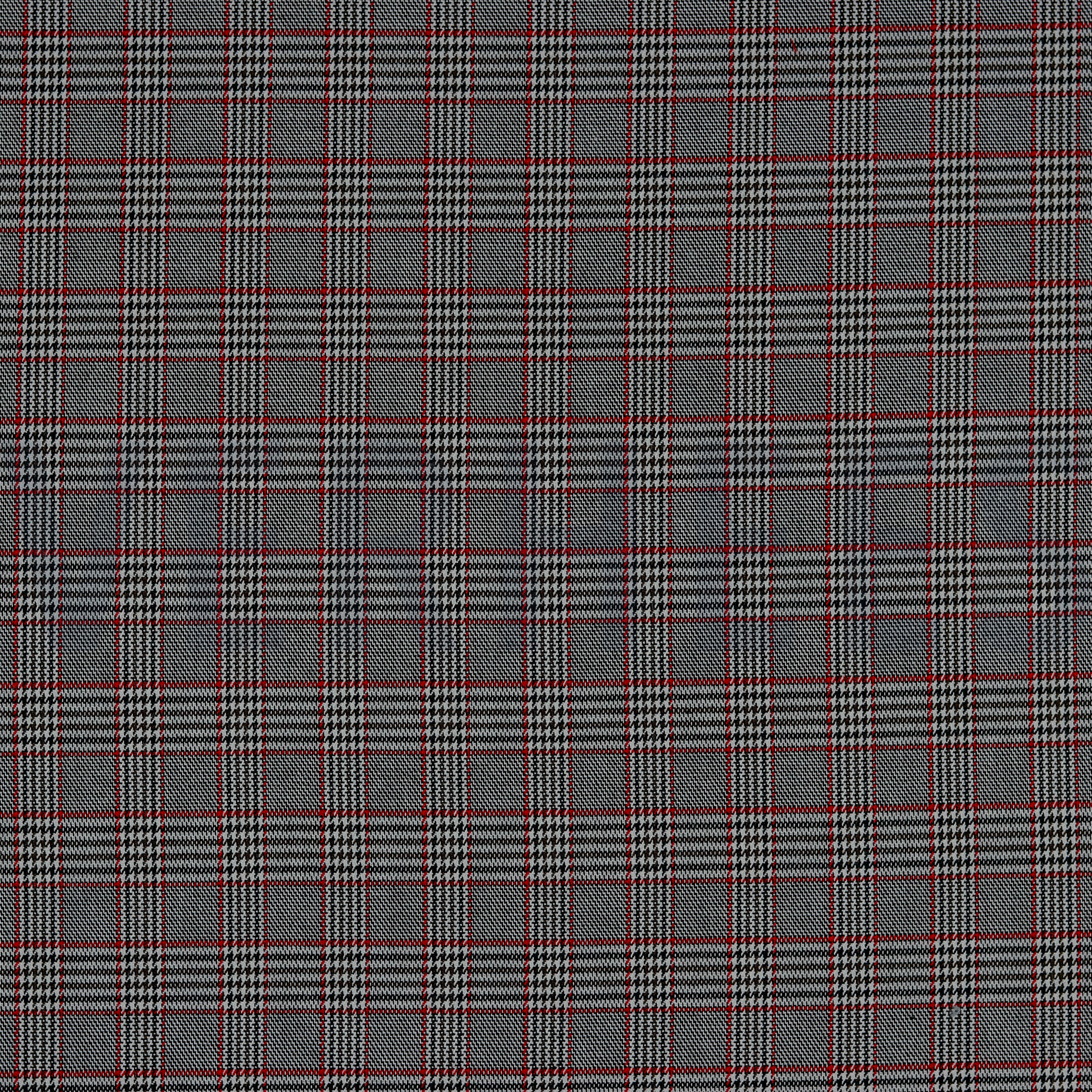 TARTAN CHECK BLACK/WHITE/RED (high resolution)