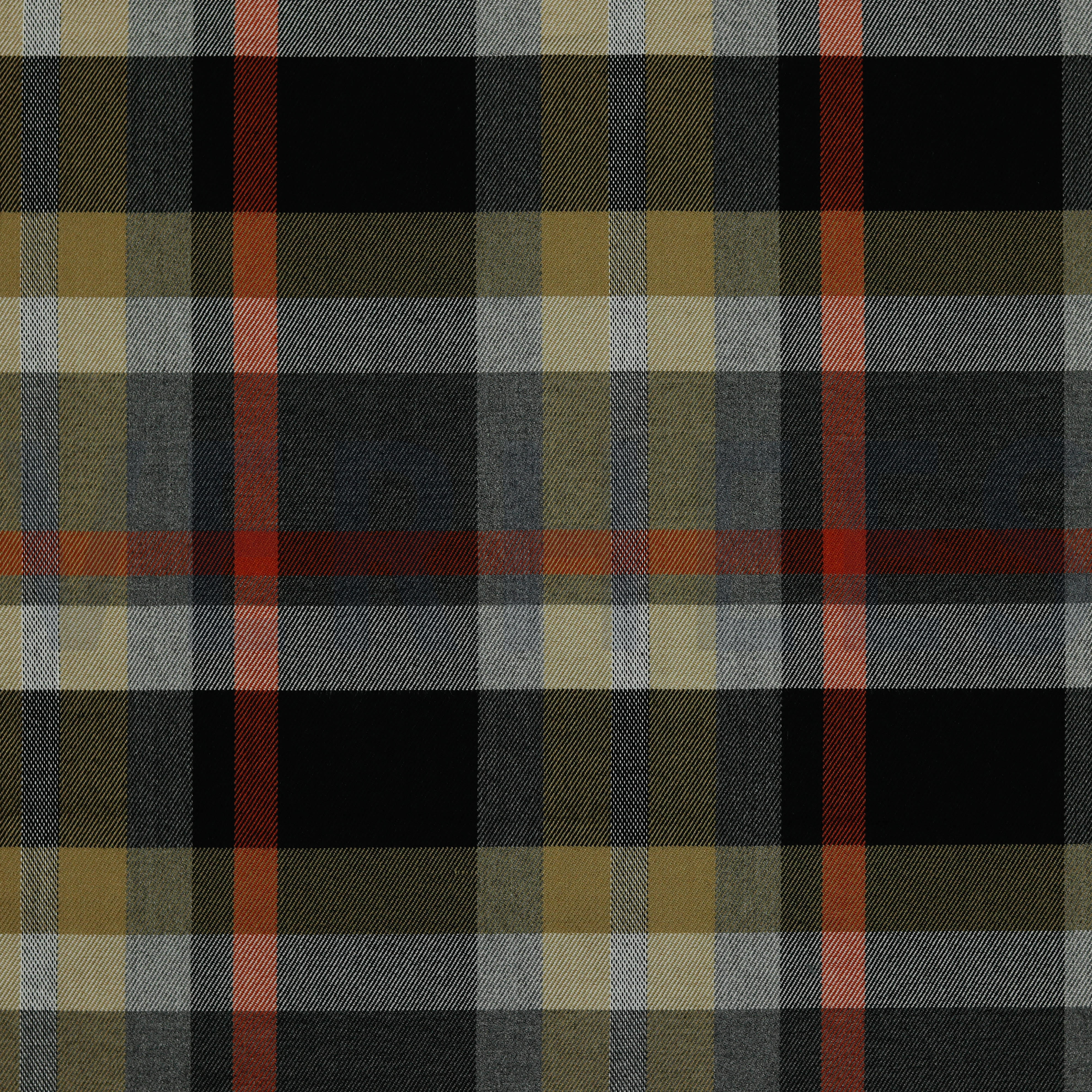 TARTAN CHECK GREY/ORANGE/SAND (high resolution)