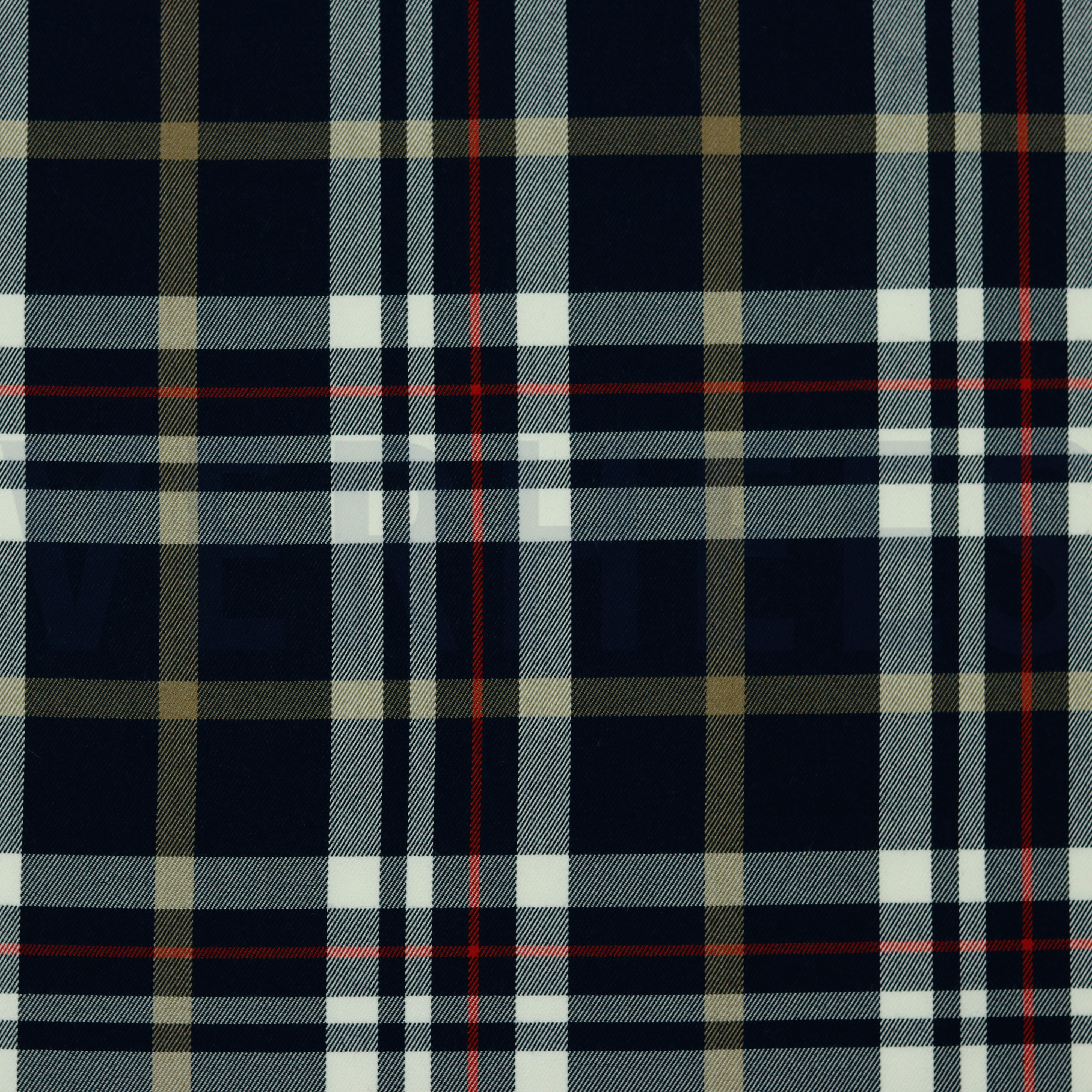 TARTAN CHECK NAVY/WHITE/CAMEL/RED (high resolution)