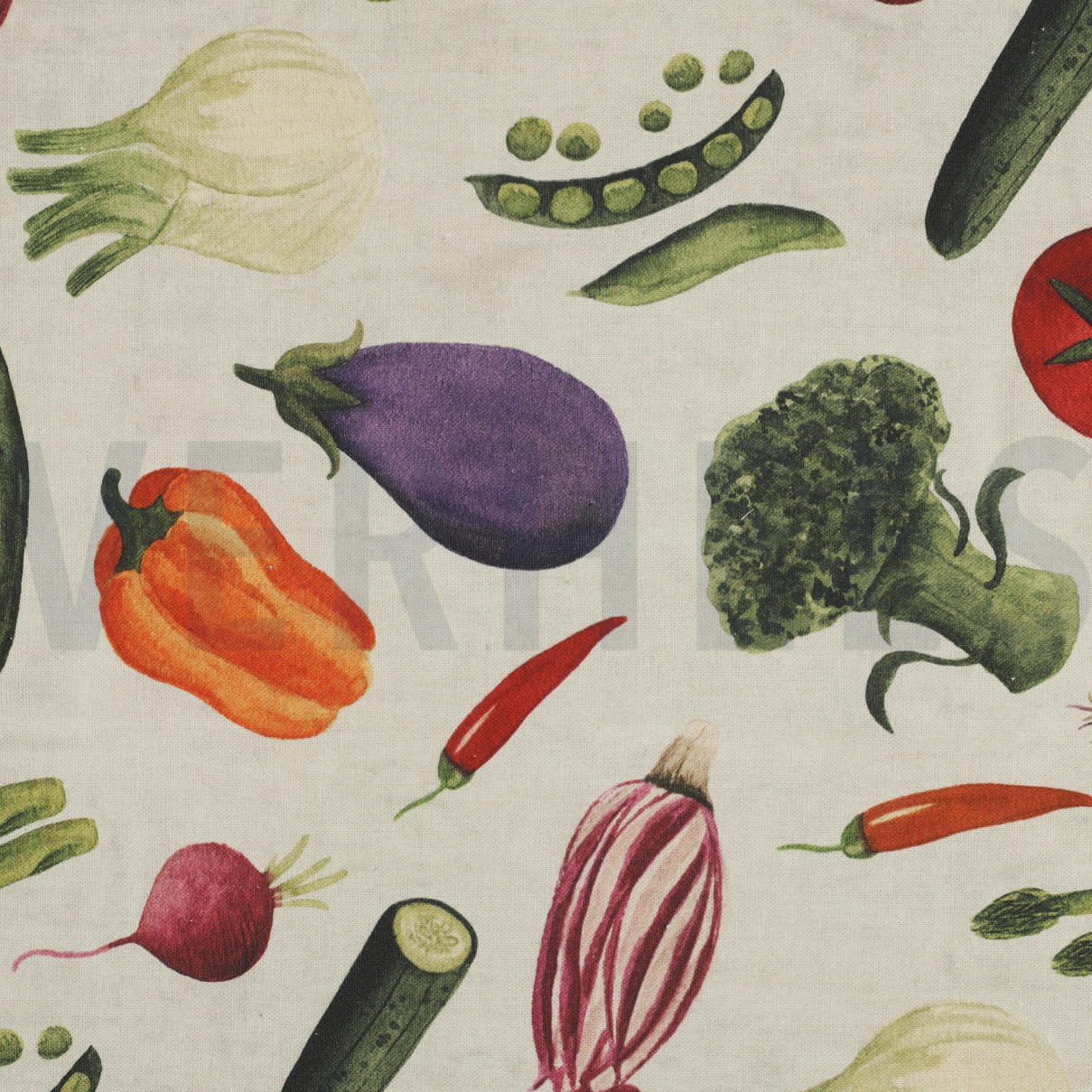 CANVAS DIGITAL VEGETABLES ECRU (high resolution)