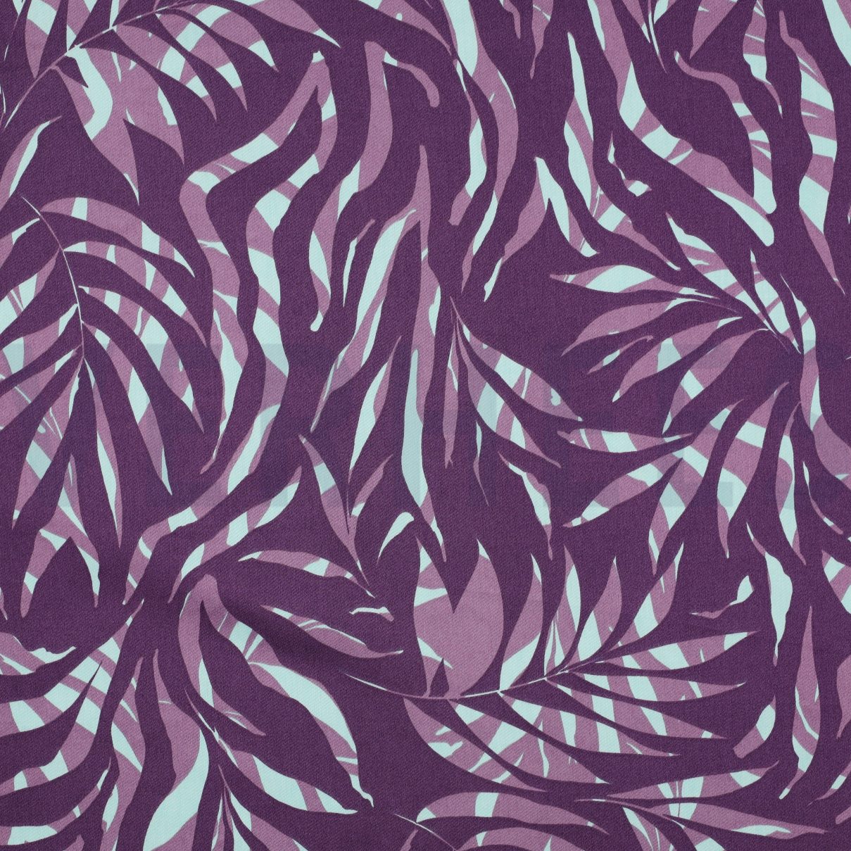 COTTON SATIN LEAVES PURPLE (high resolution)