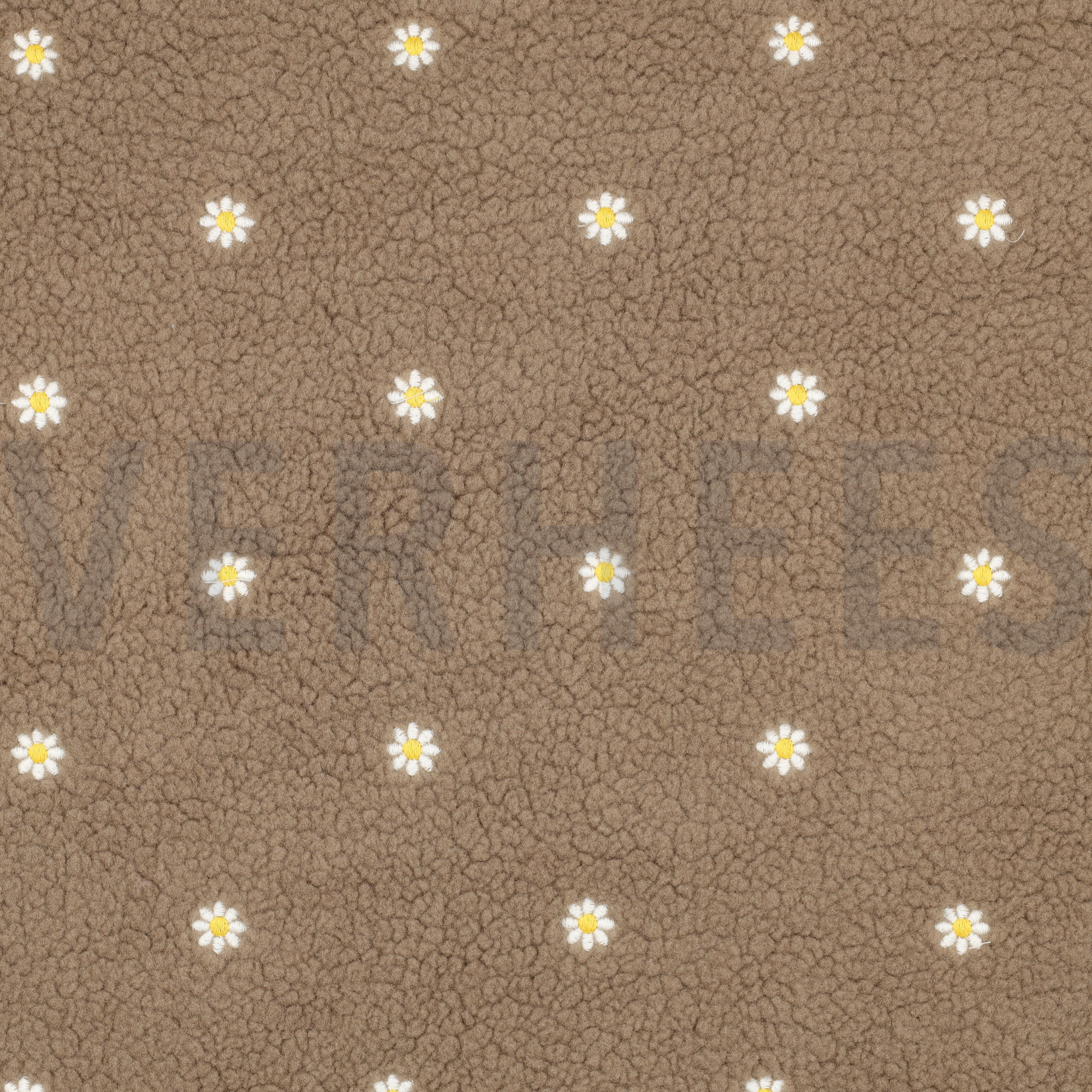 TEDDY EMBROIDERY FLOWERS TAUPE (high resolution)