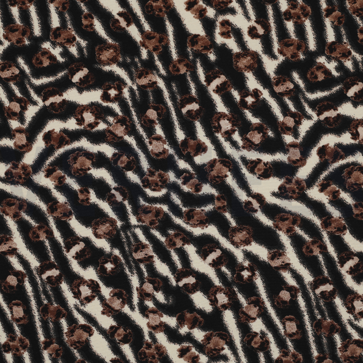 MAGNOLIA STRETCH ANIMAL SKIN BLACK (high resolution)