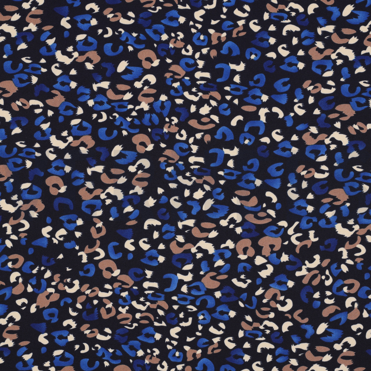 MAGNOLIA STRETCH ANIMAL SKIN NAVY (high resolution)