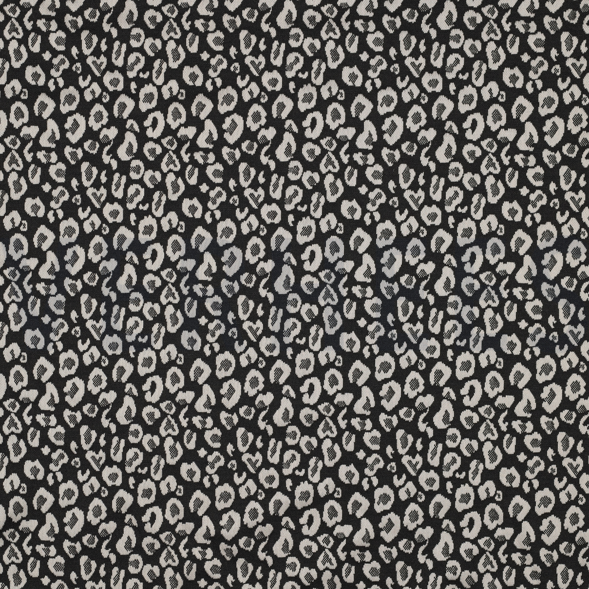 KNITTED JACQUARD ANIMAL SKIN BLACK (high resolution)