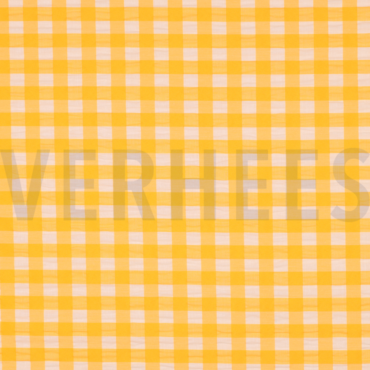 COTTON YARN DYED NEON CHECKS ORANGE (high resolution)