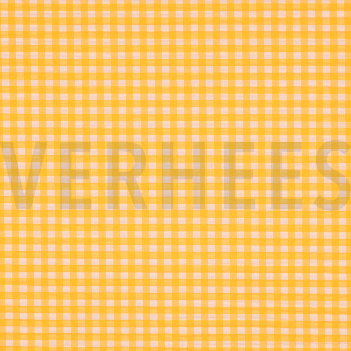 COTTON YARN DYED NEON CHECKS ORANGE (high resolution)