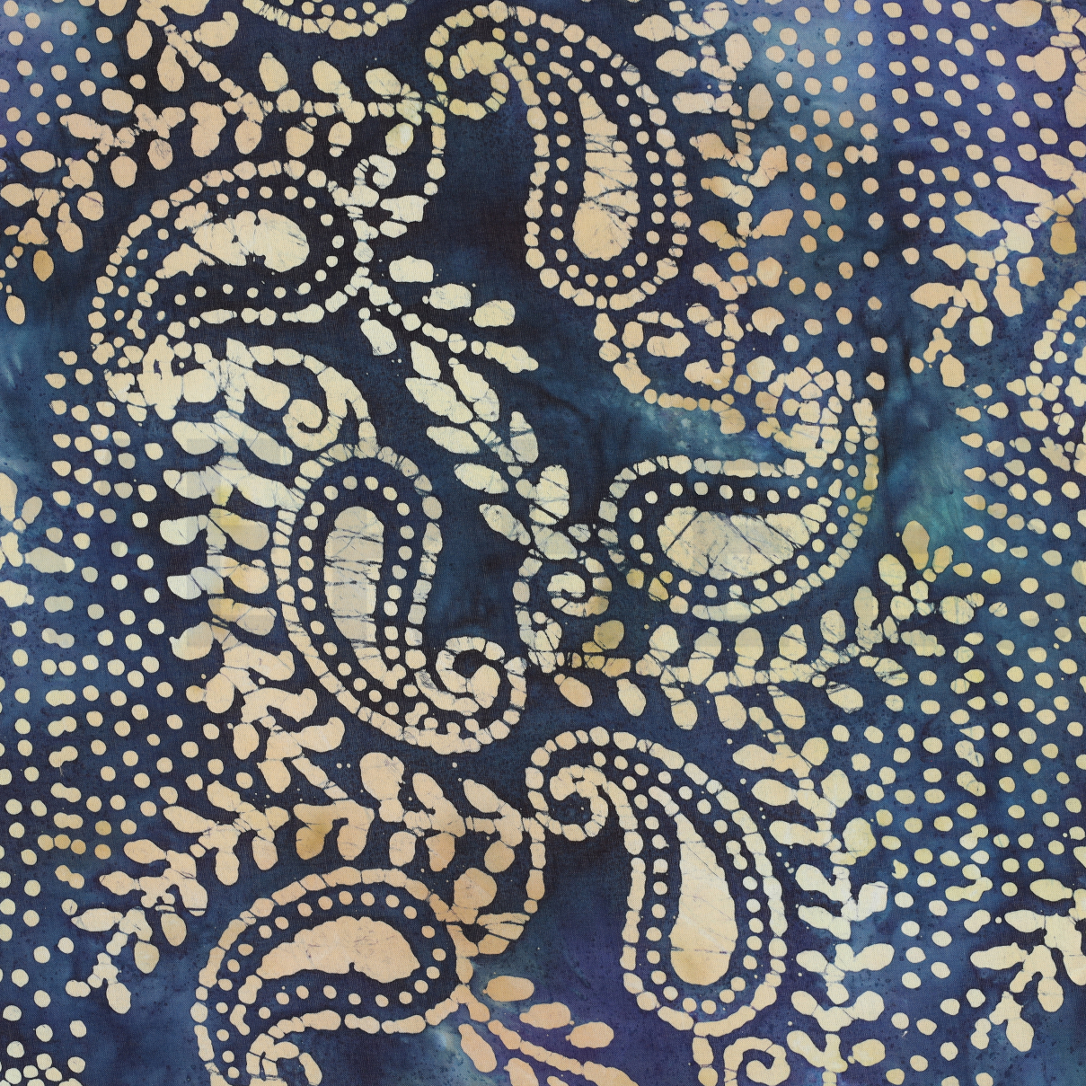 UNIQUE CRAFTED BATIK COTTON VOILE DARK COBALT (high resolution)