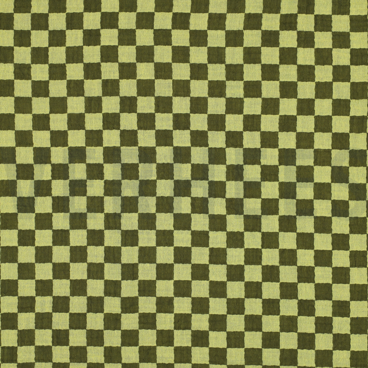 DOUBLE GAUZE DOUBLE SIDED CHECKS GREEN (high resolution)