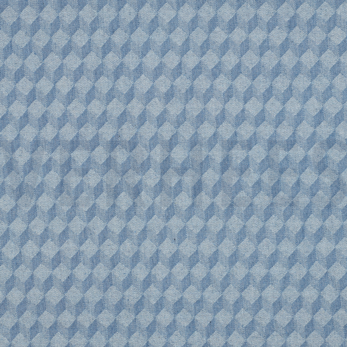 DENIM JACQUARD ABSTRACT LIGHT BLUE (high resolution)