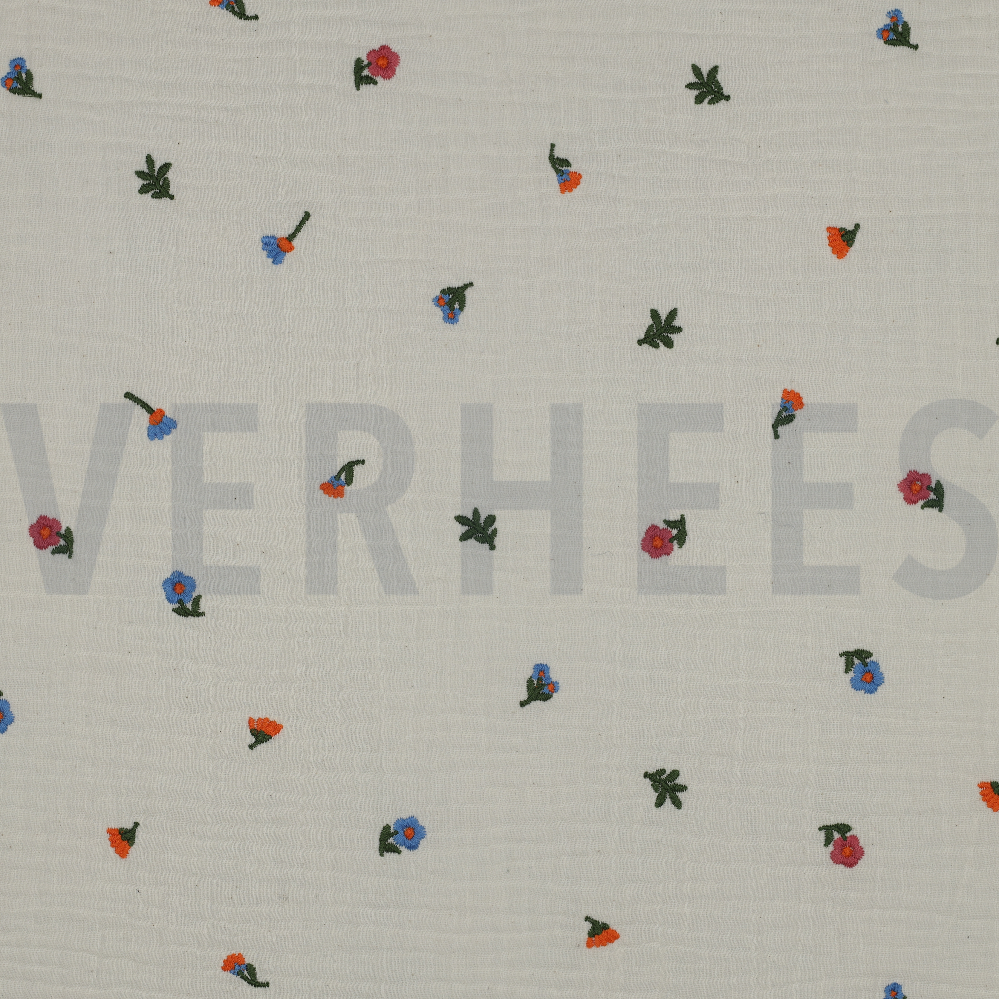 DOUBLE GAUZE EMBROIDERY FLOWERS NATURAL WASHED (high resolution)