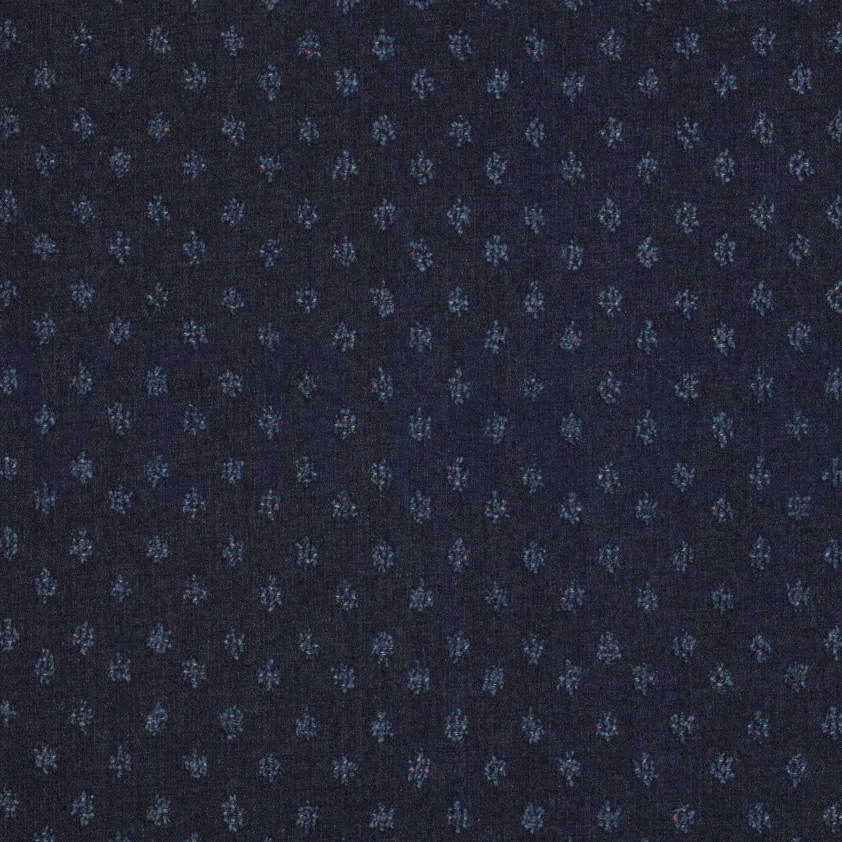 DENIM JACQUARD DOTS JEANS (high resolution)