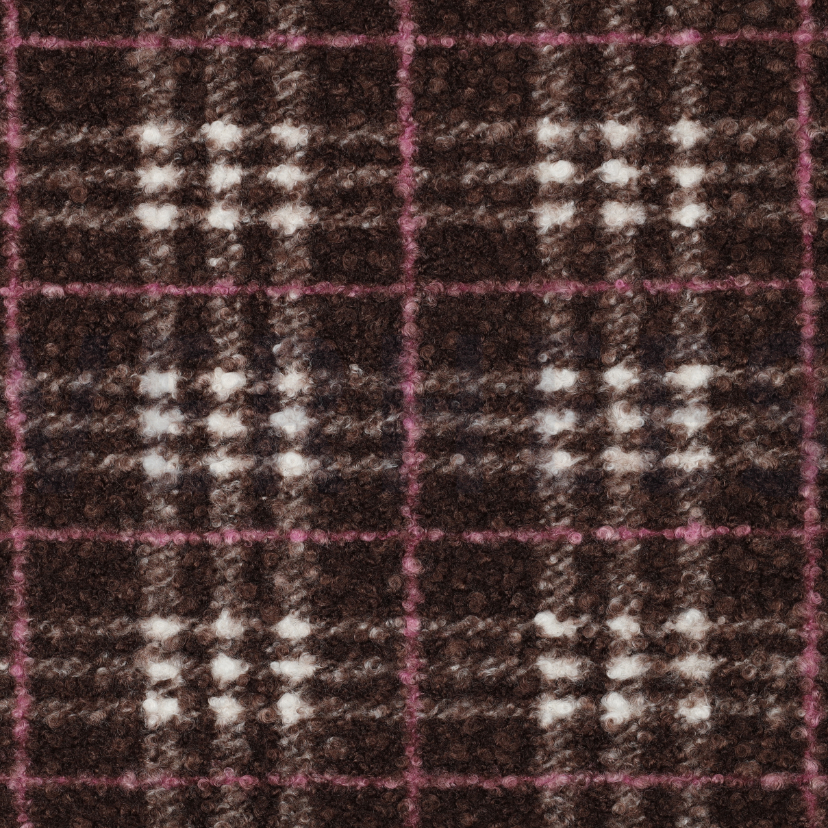 BOUCLE CHECKS BROWN (high resolution)