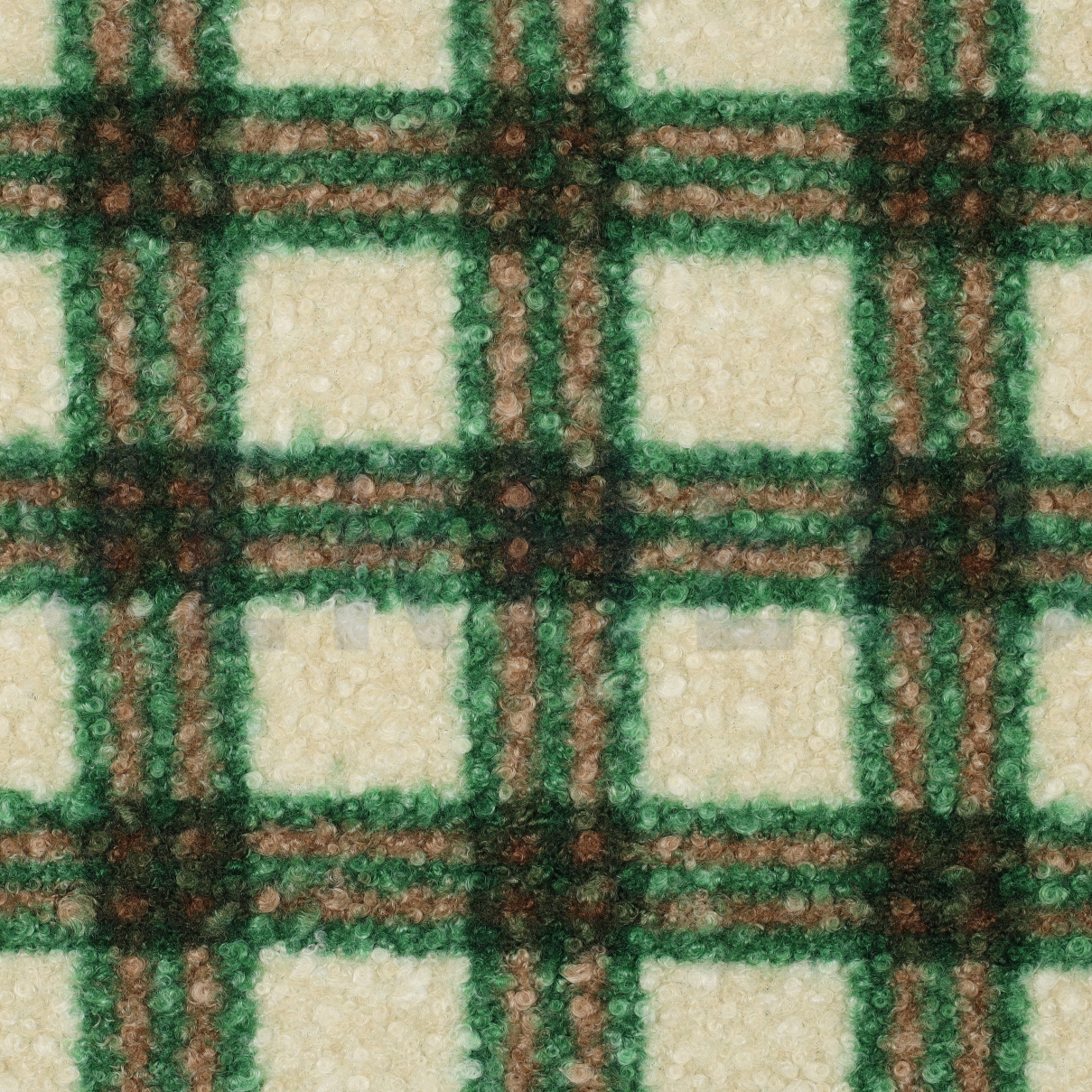 BOUCLE CHECKS GREEN (high resolution)