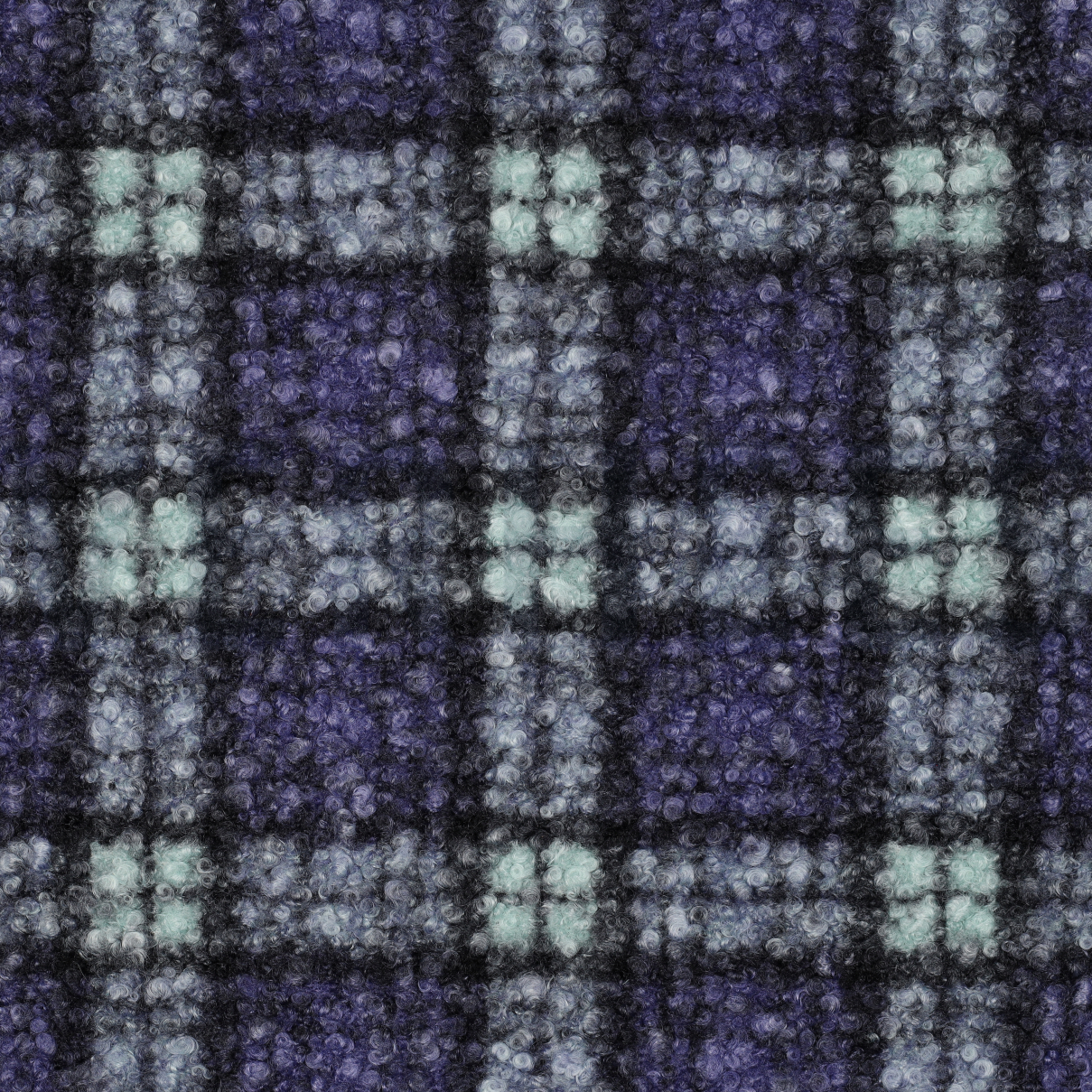 BOUCLE CHECKS DARK LAVENDER (high resolution)