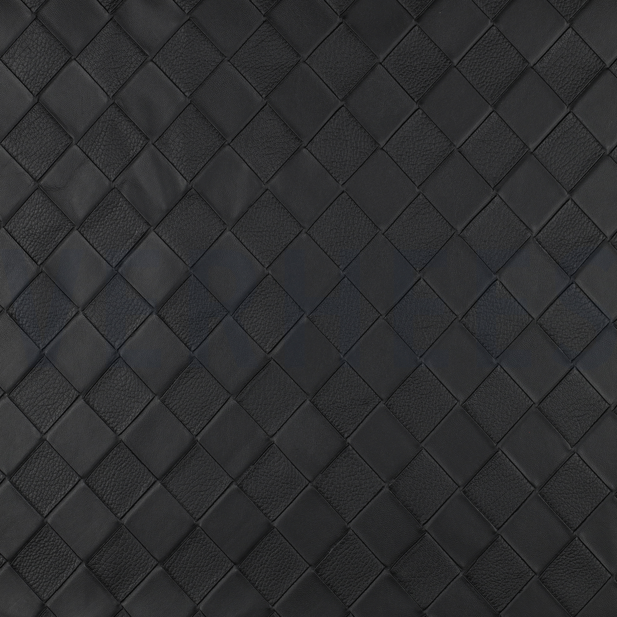 FAUX LEATHER WOVEN BLACK (high resolution)