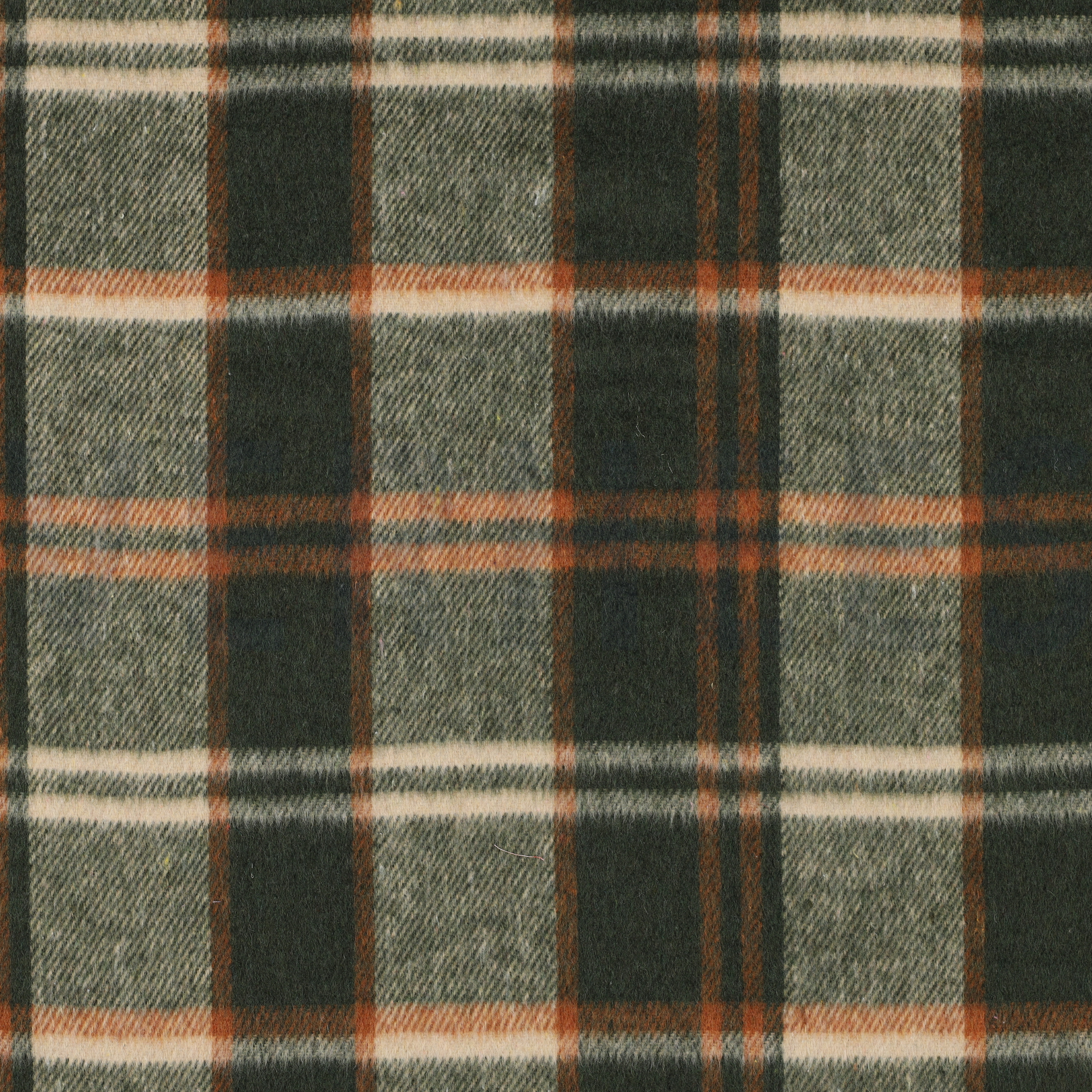 BRUSHED YARN DYED CHECKS GREEN (high resolution)