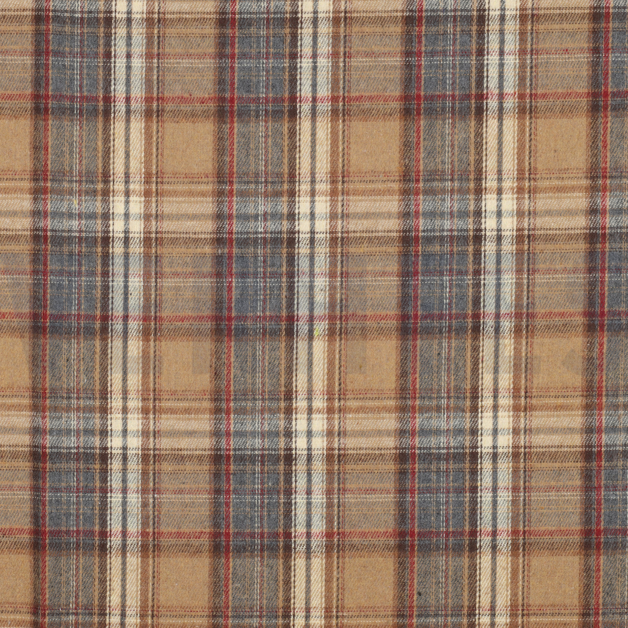 BRUSHED YARN DYED CHECKS BEIGE (high resolution)