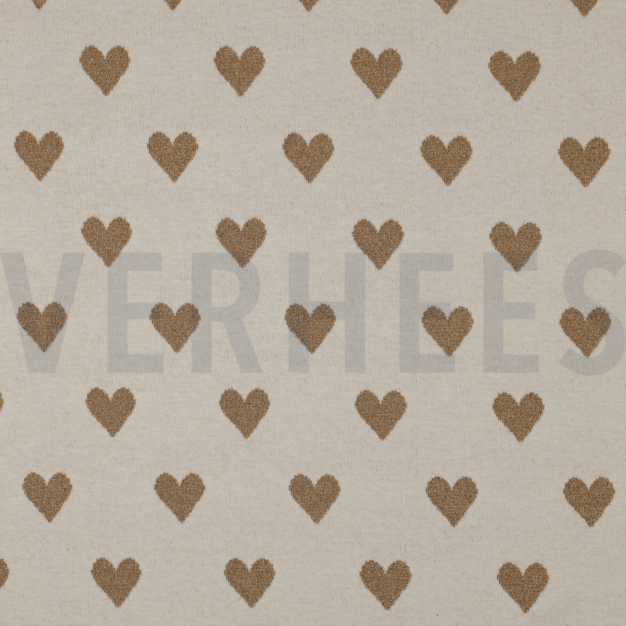 KNITTED JACQUARD LUREX HEARTS NATURAL (high resolution)