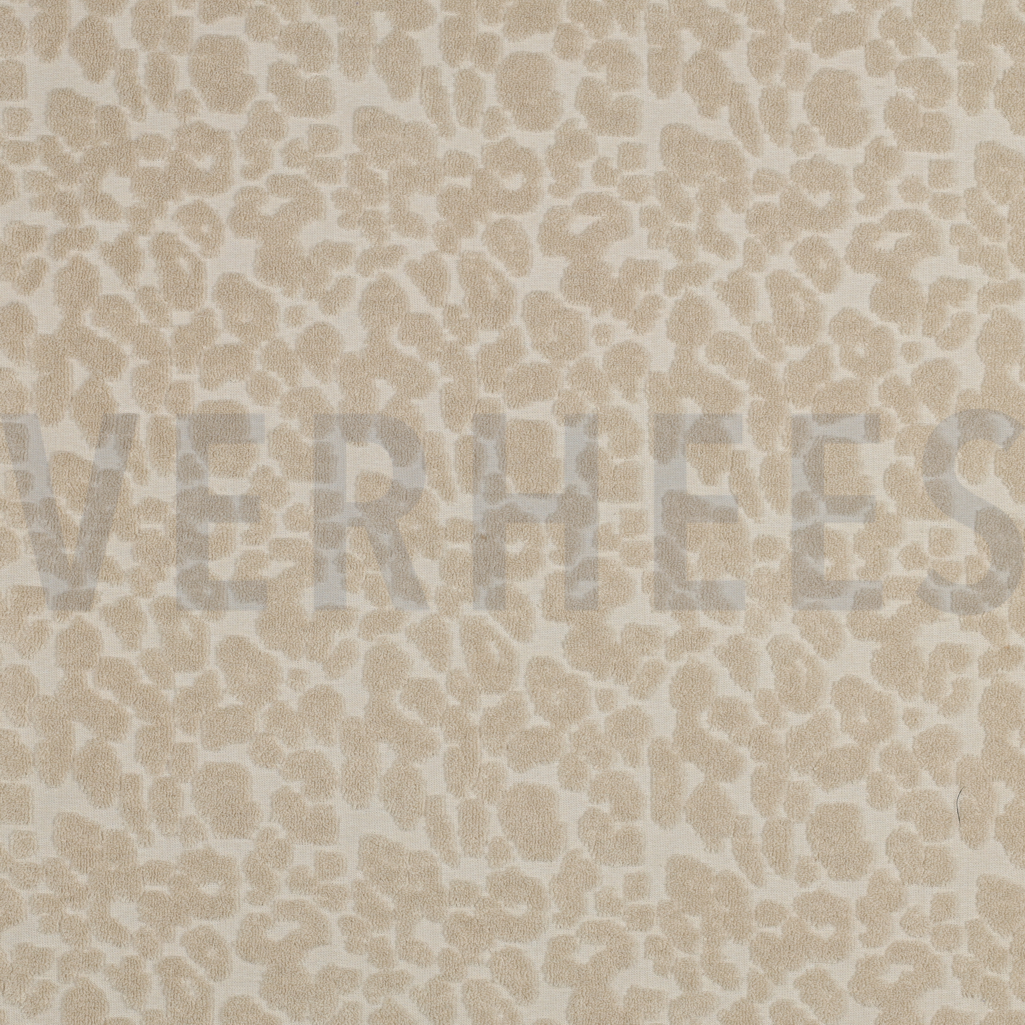 COTTON TOWELING KNIT ANIMAL SKIN SAND (high resolution)