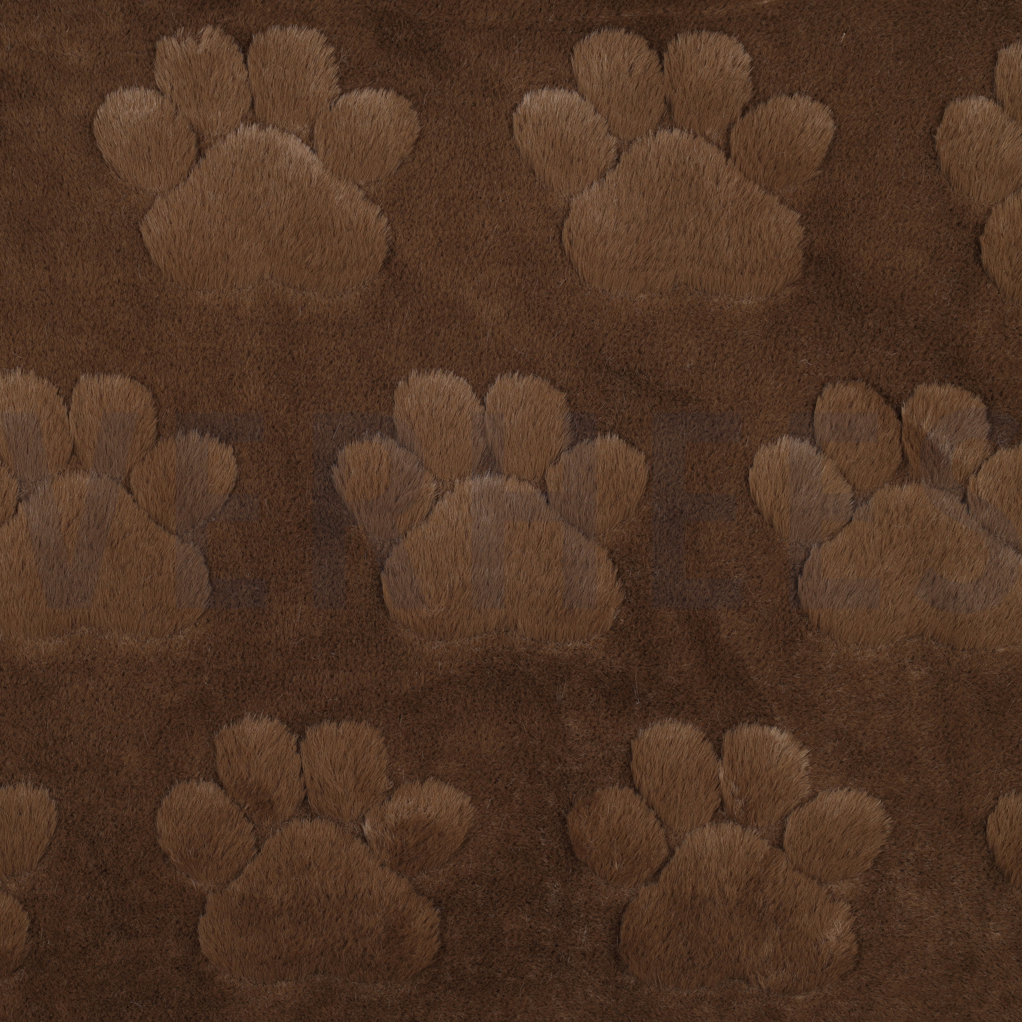 FLEECE DOG PAWS BROWN (high resolution)