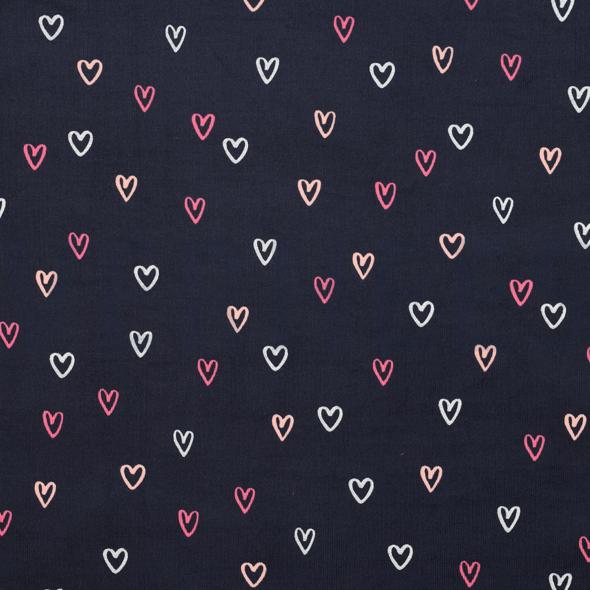 BABYCORD FOIL HEARTS NAVY (high resolution)