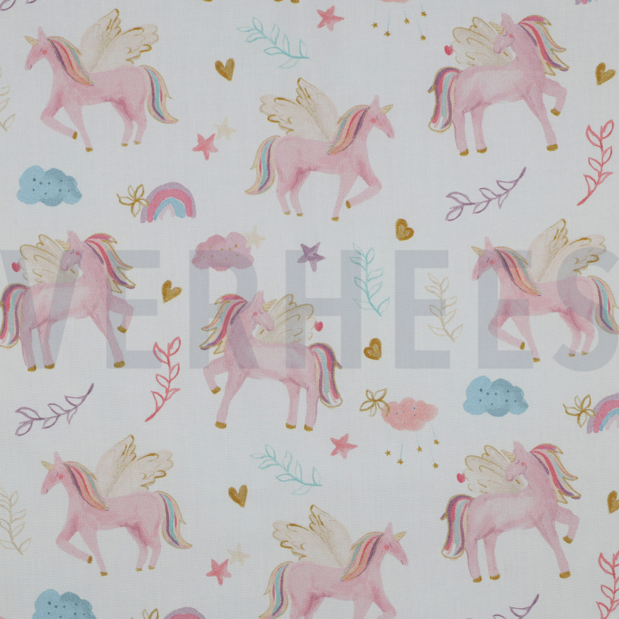 FINE POPLIN DIGITAL UNICORNS WHITE (high resolution)