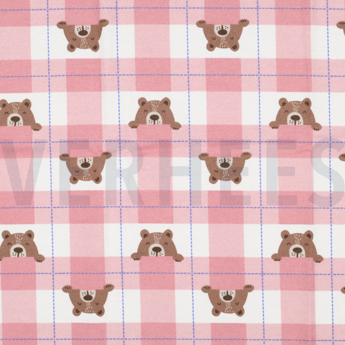 FLANNEL BEAR CHECK LIGHT PINK (high resolution)