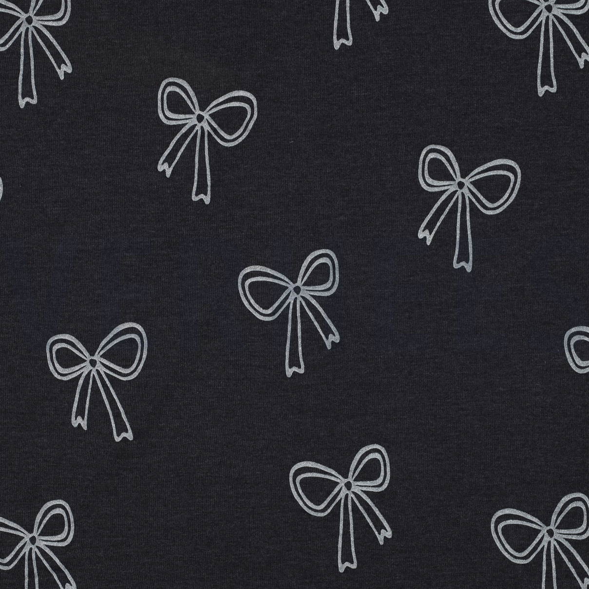 JERSEY MELANGE GLITTER BOWS INDIGO MELANGE (high resolution)