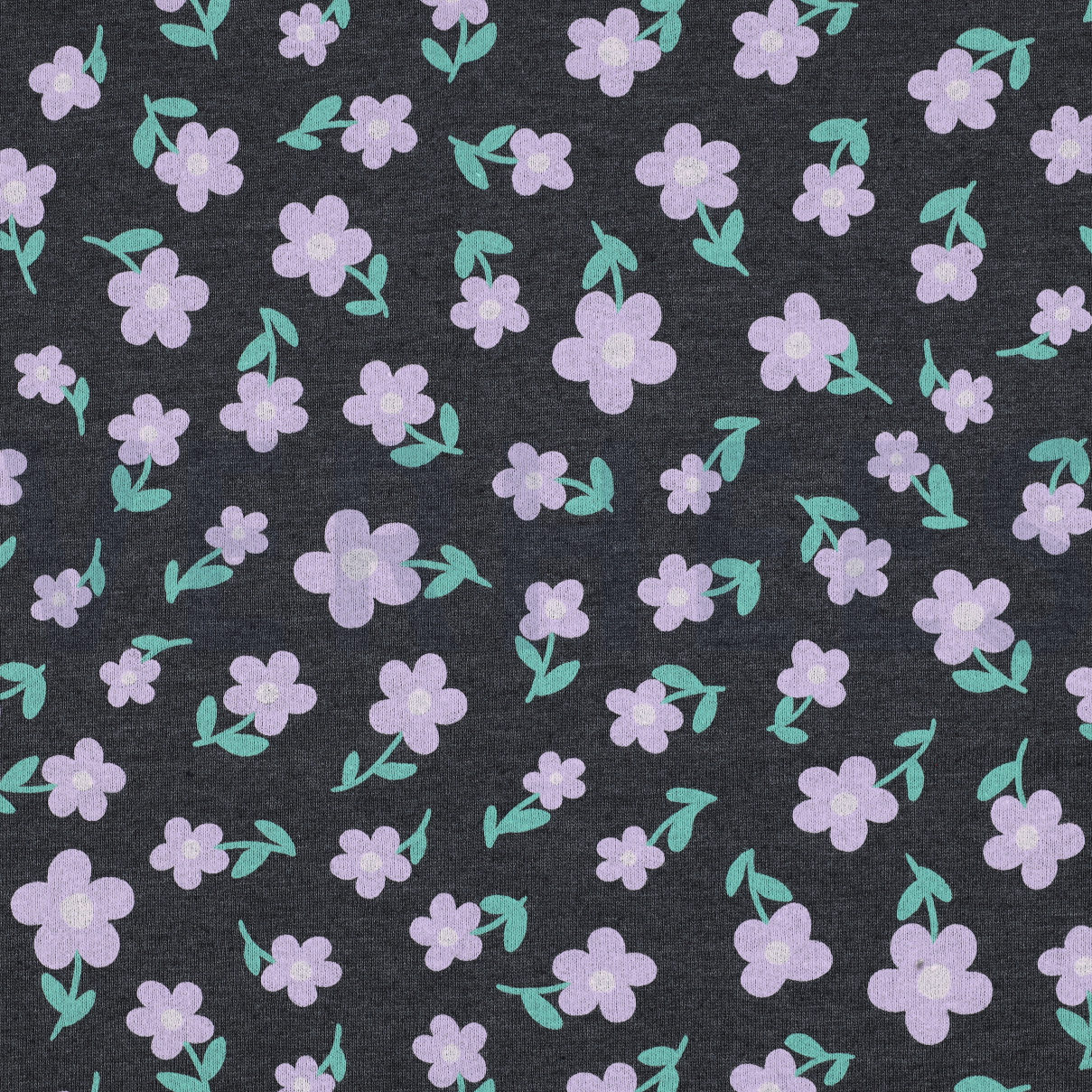 SWEAT MELANGE FLOWERS INDIGO MELANGE (high resolution)