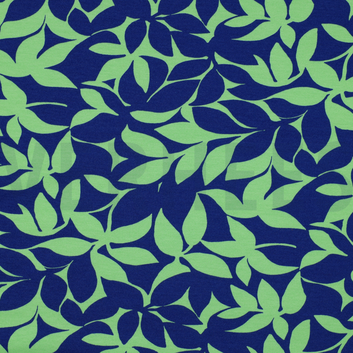 SOFT SWEAT LEAVES GREEN / NAVY (high resolution)