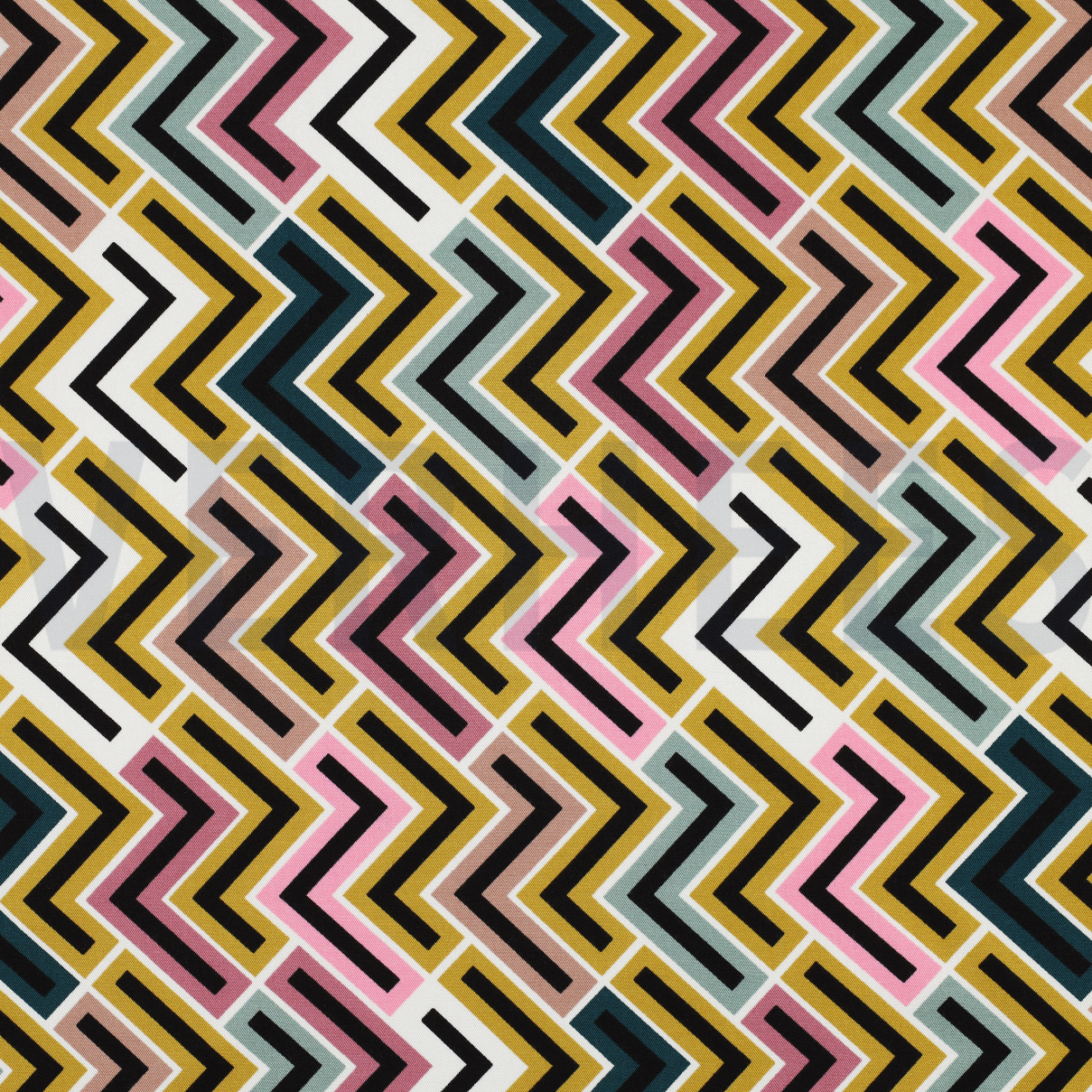 ROSELLA STRETCH GEOMETRIC MUSTARD (high resolution)