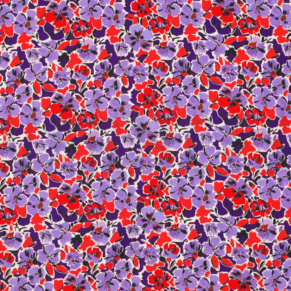 ROSELLA STRETCH DIGITAL FLOWERS LILAC (high resolution)