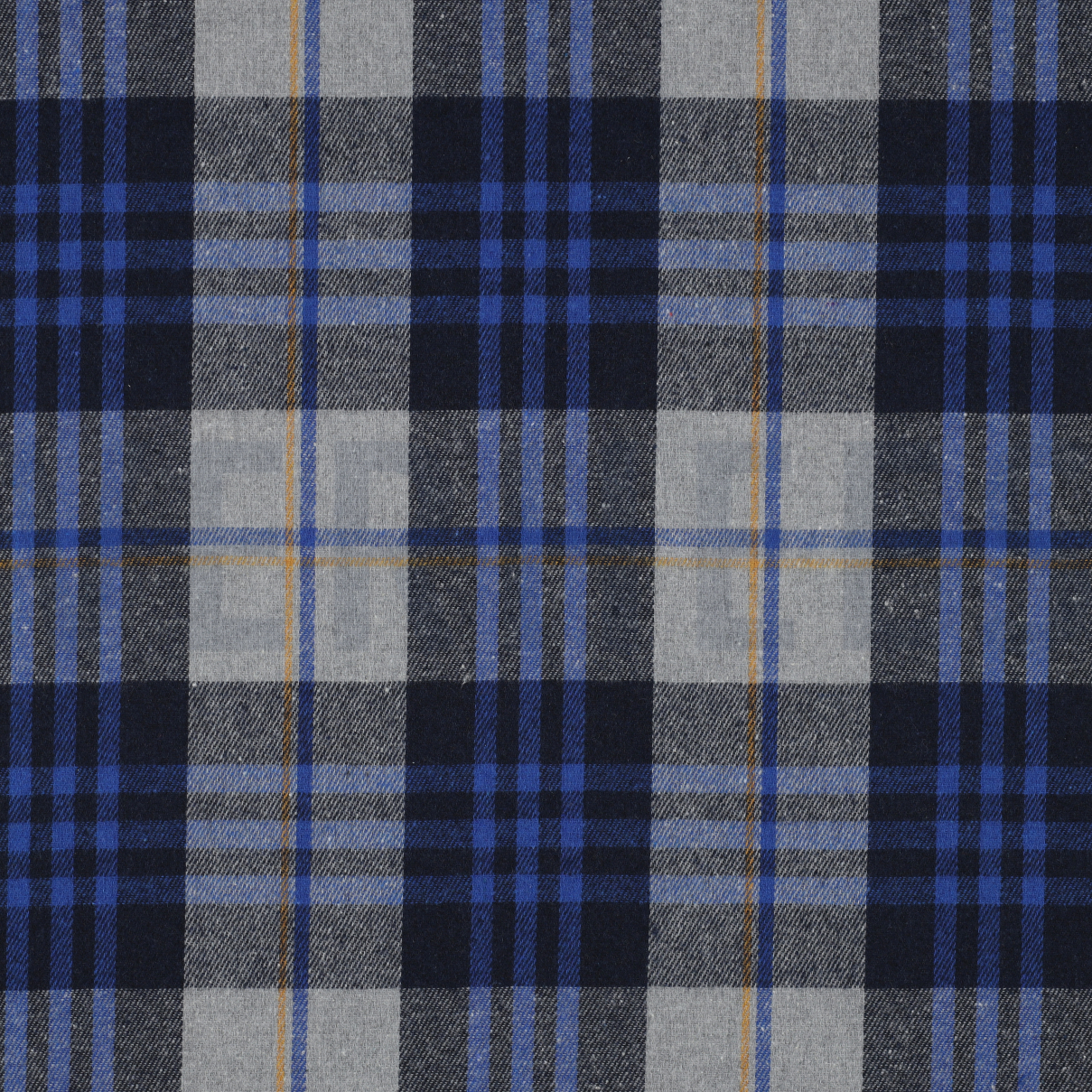 BRUSHED CHECKS YARN DYED NAVY/COBALT/GREY (high resolution)