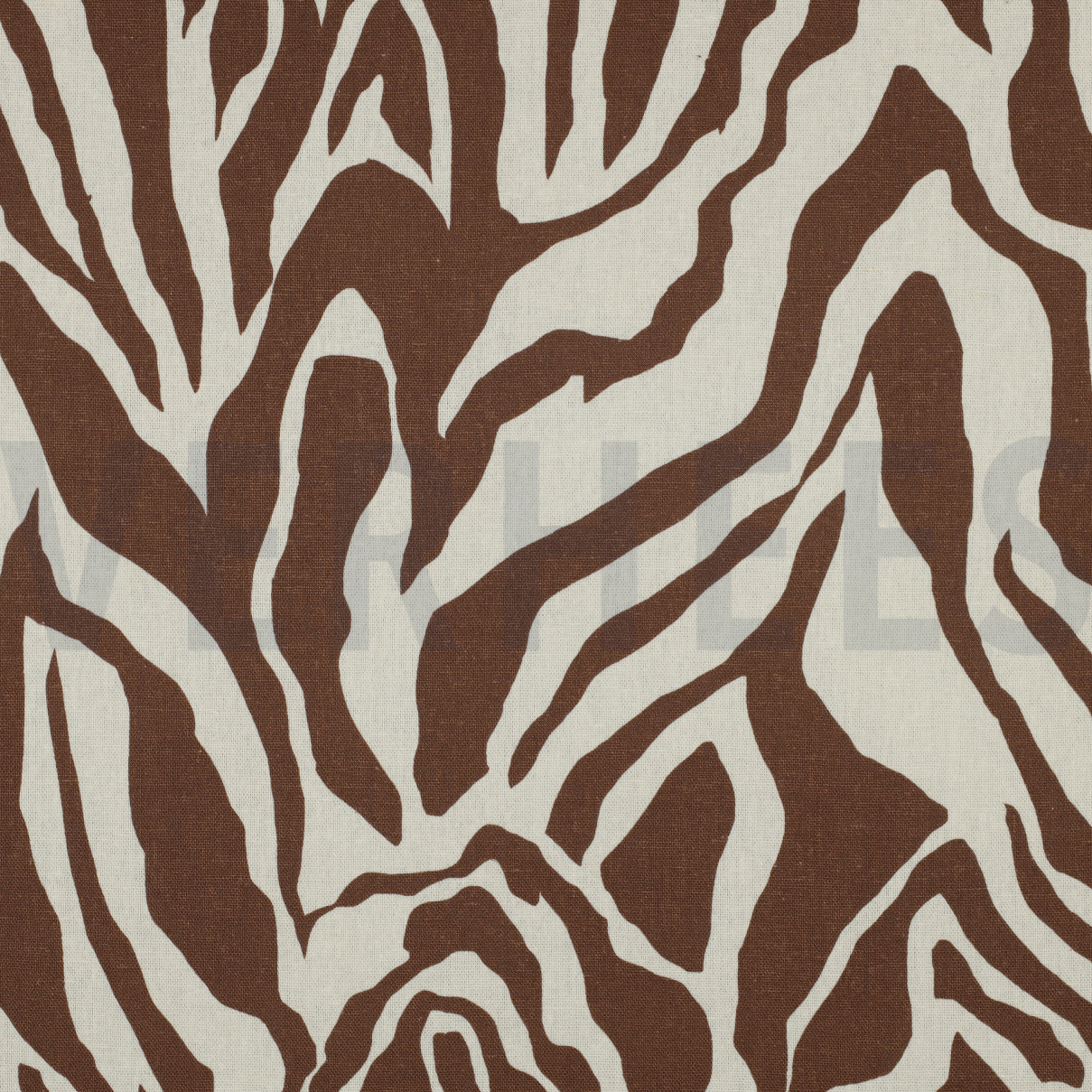 LINEN VISCOSE ANIMAL SKIN BROWN (high resolution)