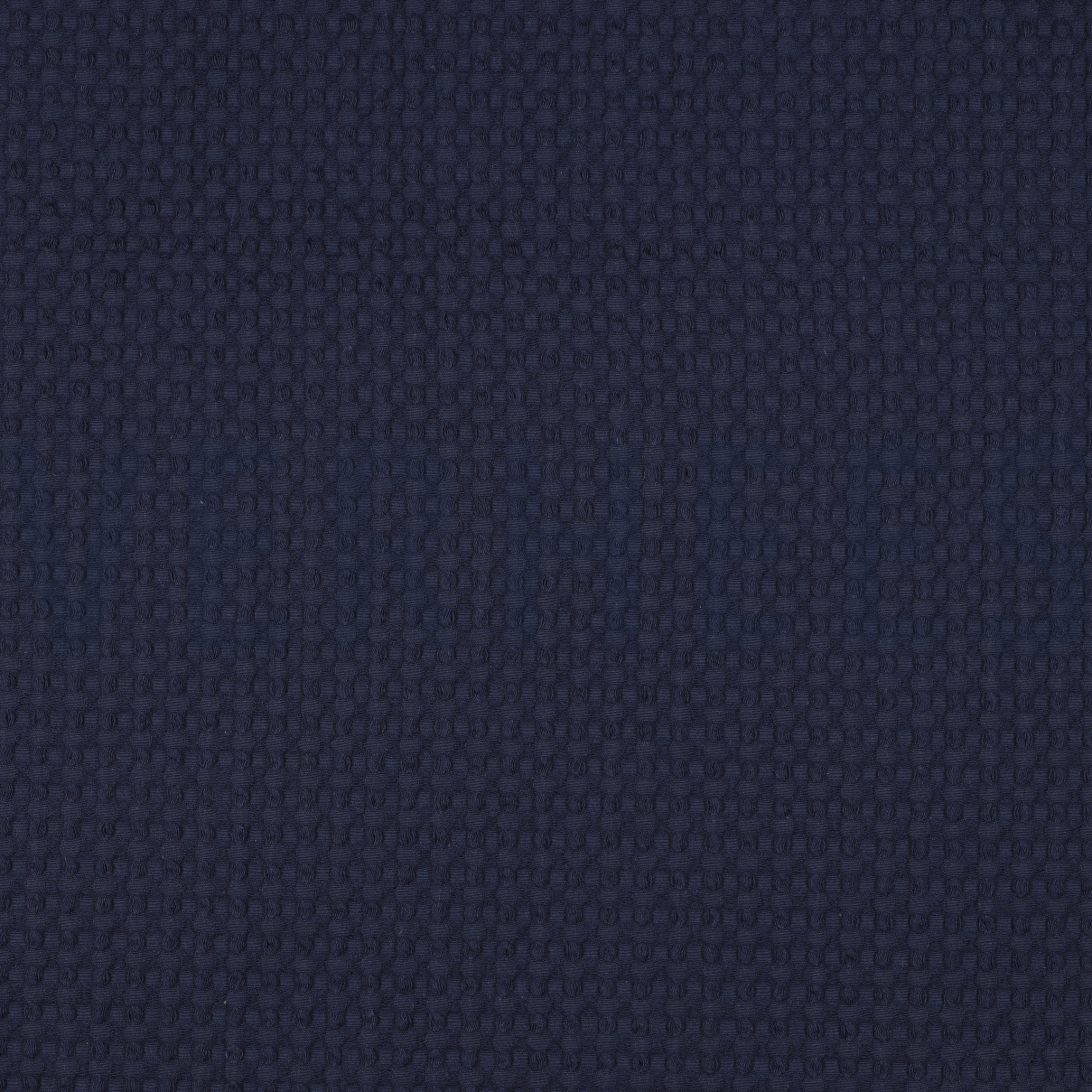 COTTON WAFFLE BIG NAVY (high resolution)