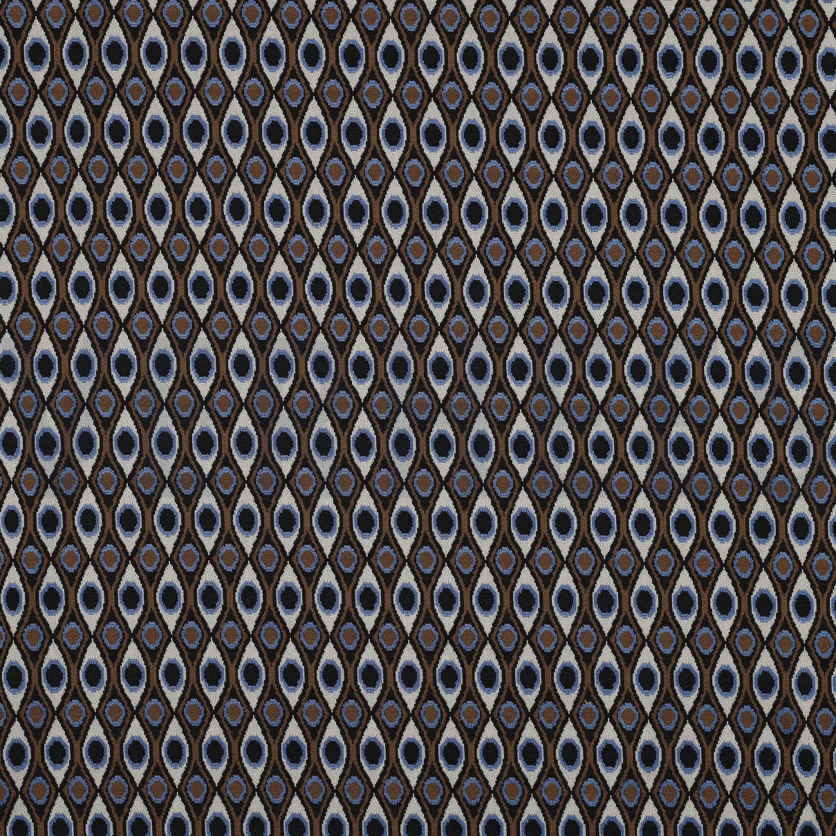 KNITTED JACQUARD MULTI BROWN BLUE (high resolution)