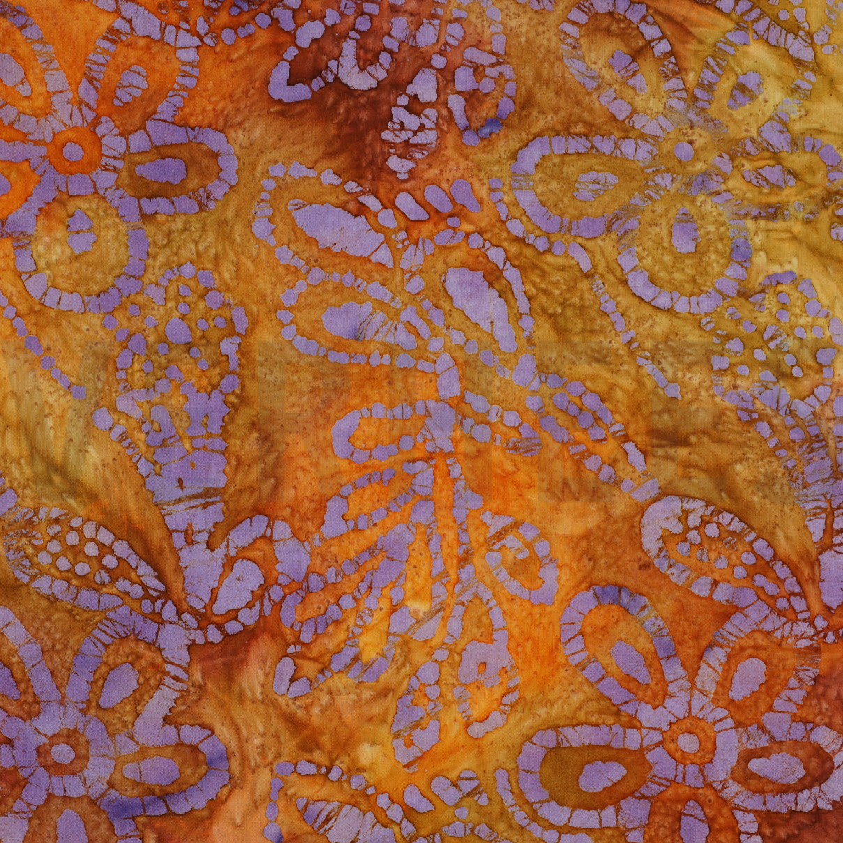 UNIQUE CRAFTED BATIK COTTON OCHRE (high resolution)