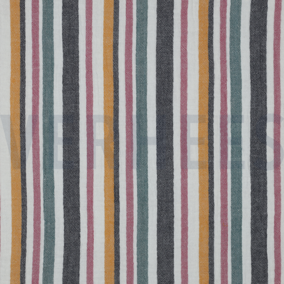 DOUBLE GAUZE YARN DYED STRIPE MULTICOLOUR (high resolution)