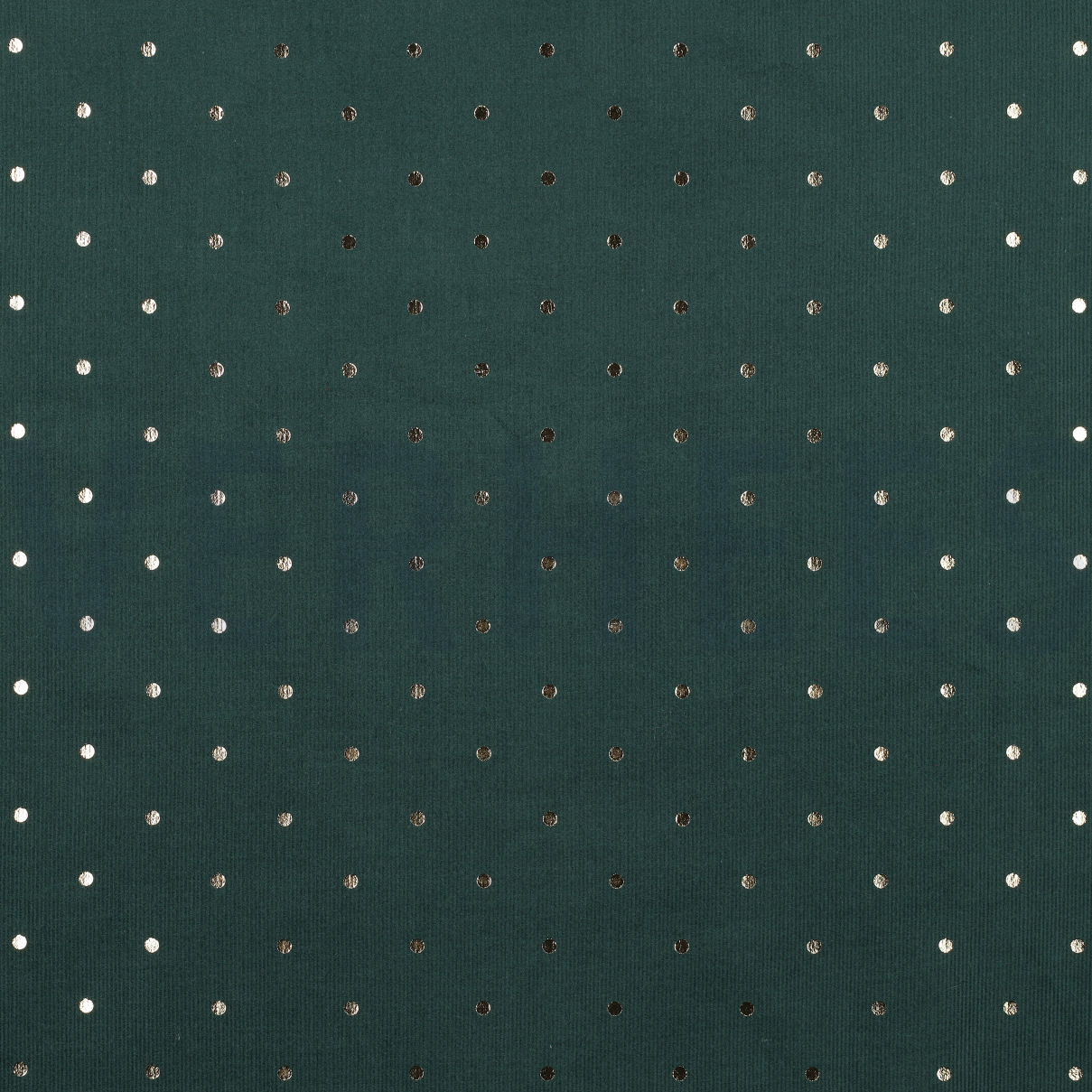 BABYCORD GOLD FOIL DOT DARK GREEN (high resolution)