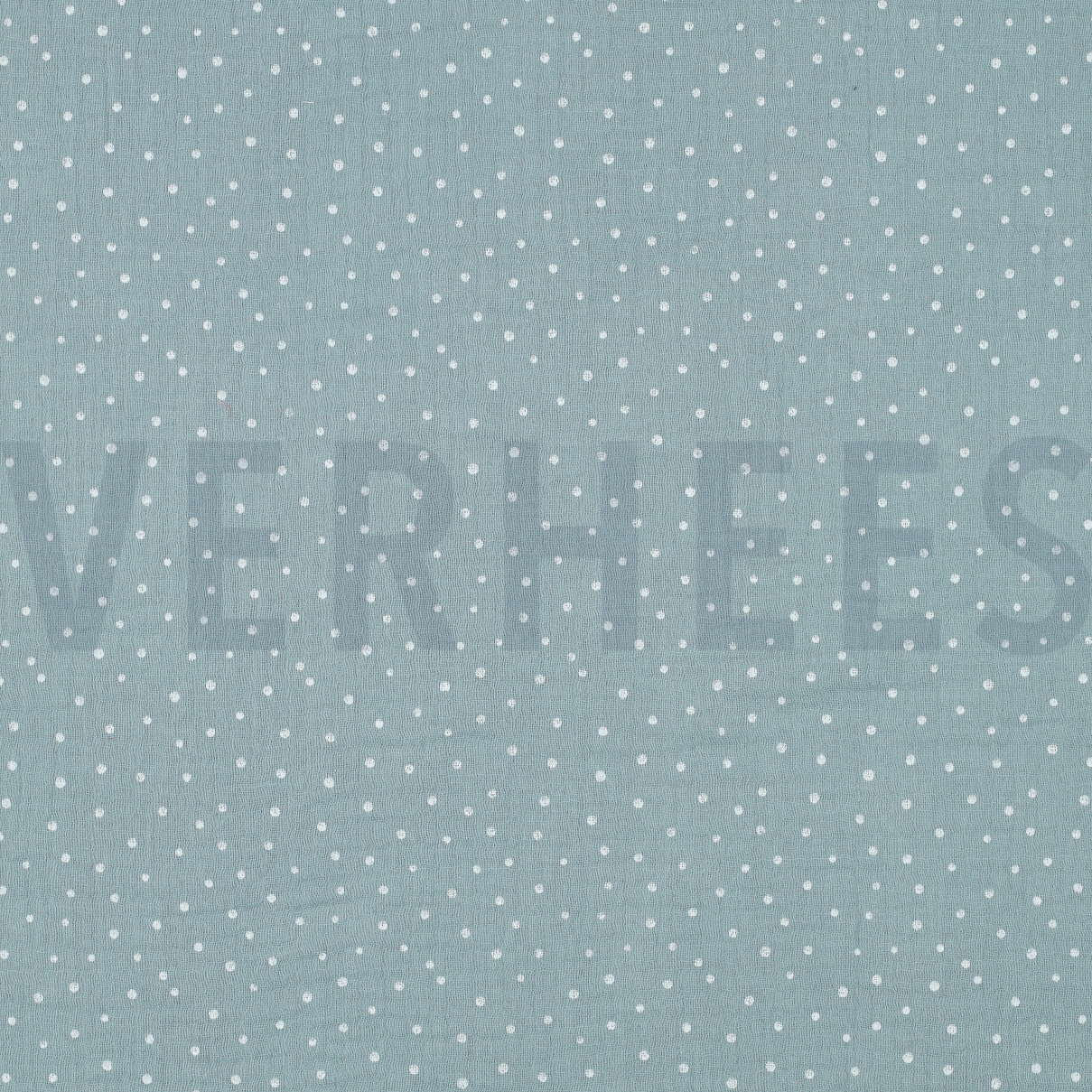 DOUBLE GAUZE LITTLE DOTS AQUA (high resolution)