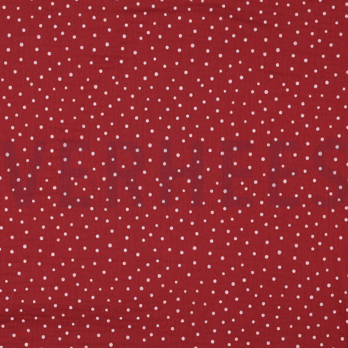 DOUBLE GAUZE LITTLE DOTS BERRY (high resolution)