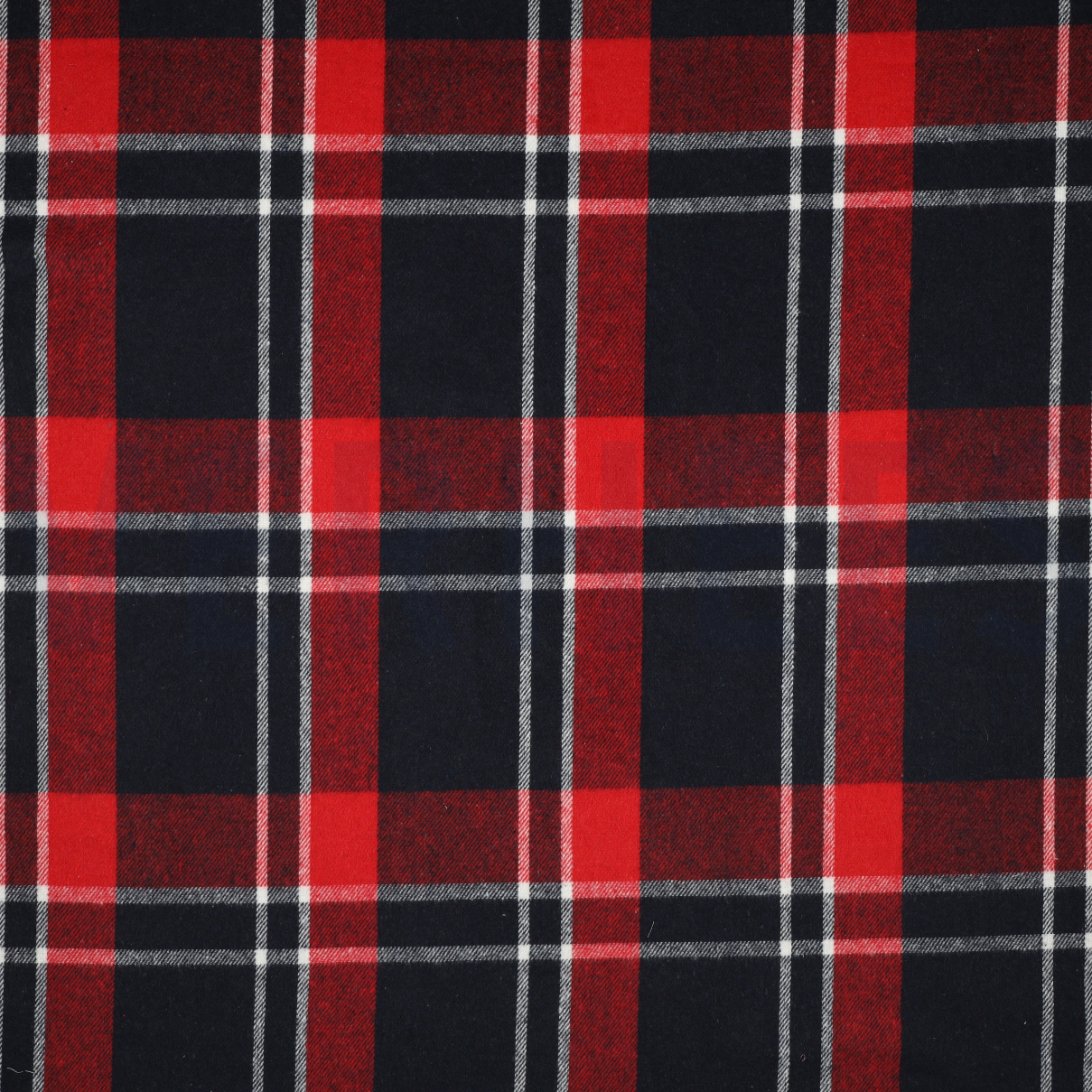 BRUSHED CHECKS YARN DYED NAVY/ RED (high resolution)