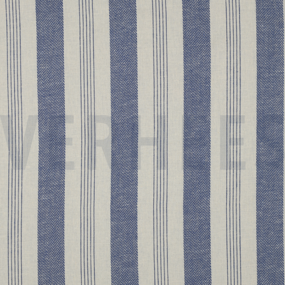 LINEN VISCOSE YARN DYED STRIPES BLUE (high resolution)