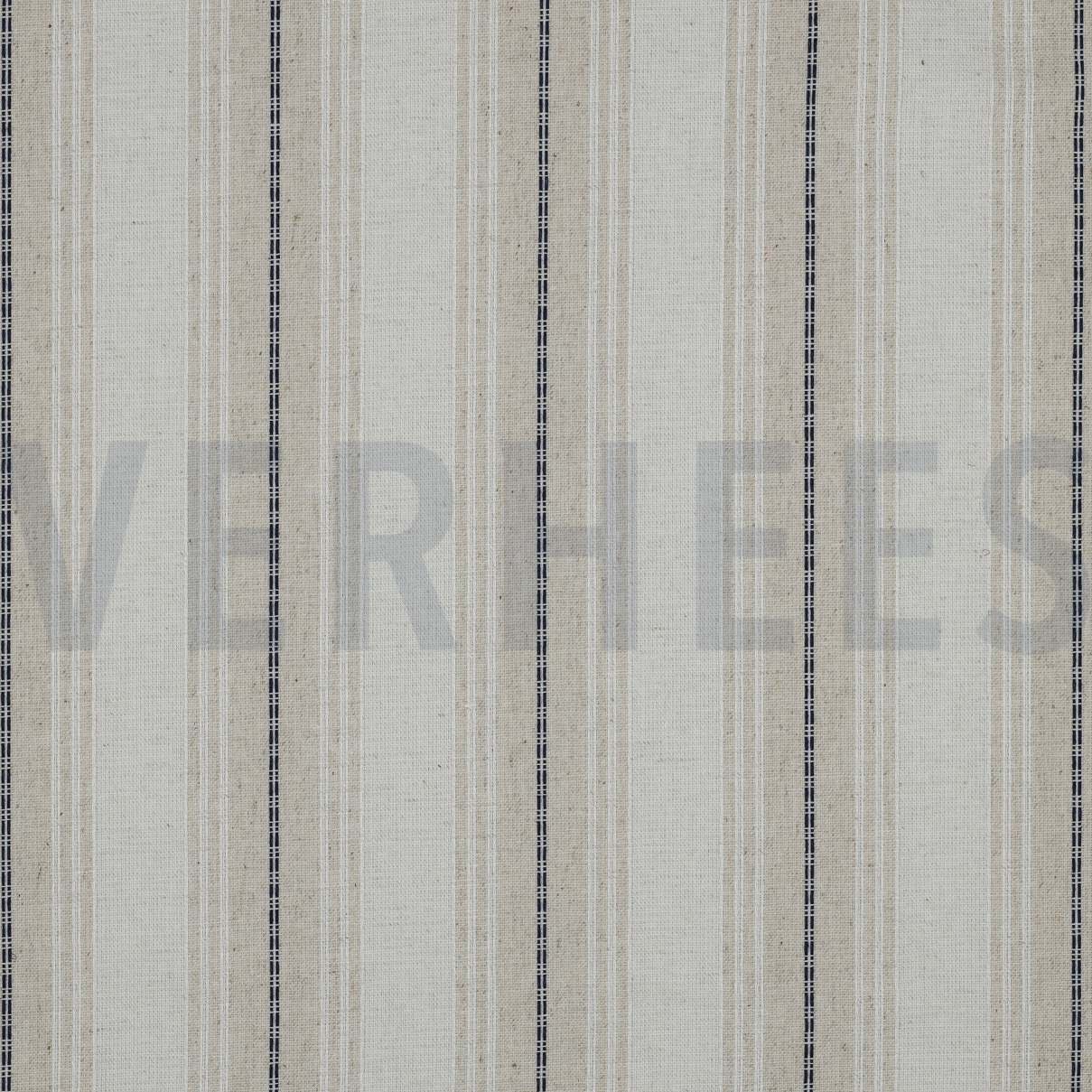 LINEN VISCOSE STRIPE NAVY (high resolution)