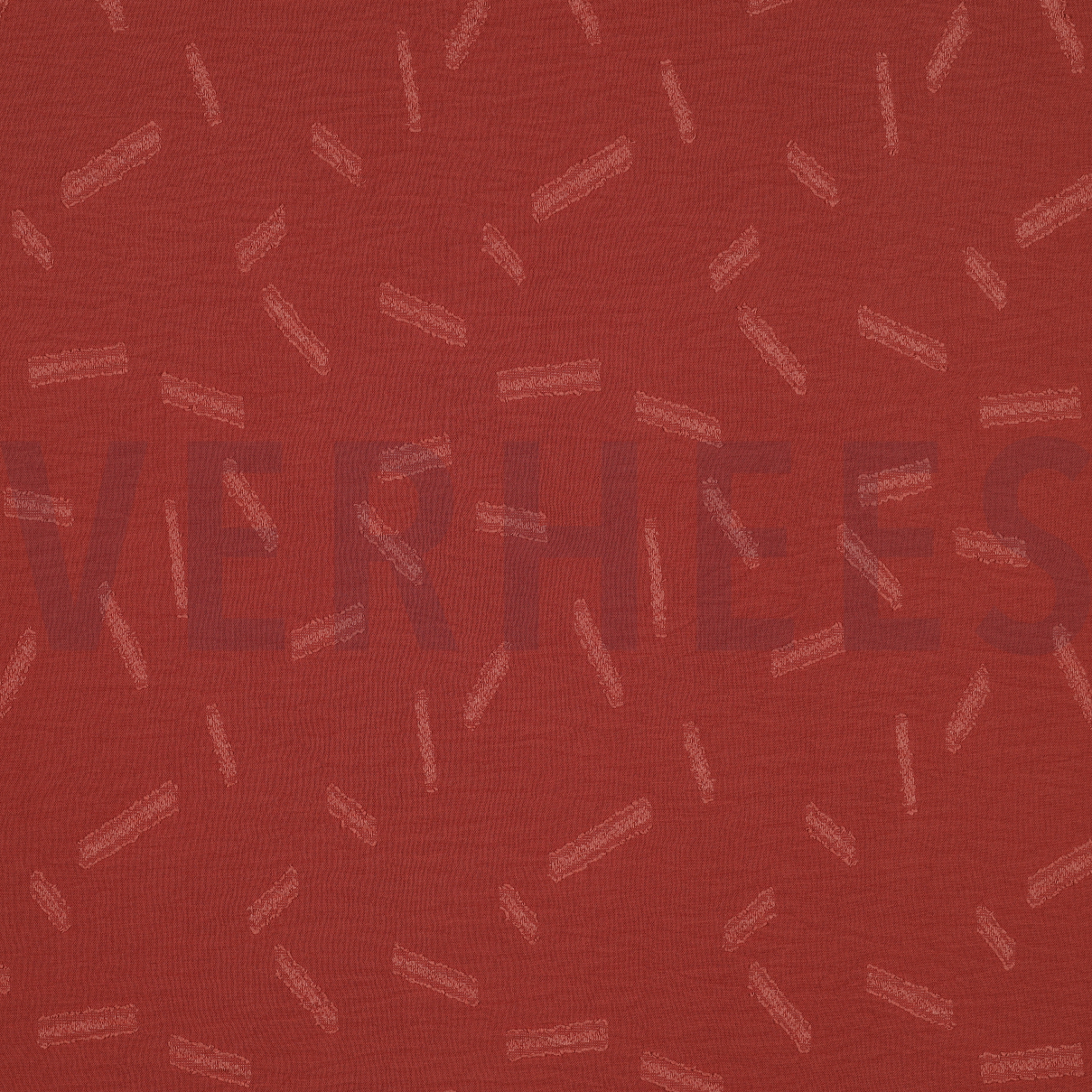 DOBBY JACQUARD STRIPES ROUGE (high resolution)